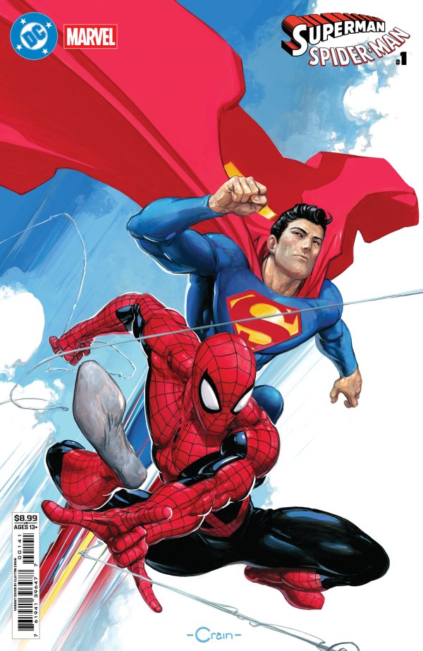 DC/Marvel: Superman/Spider-Man #1 Cover D Crain Variant (3/25/26)