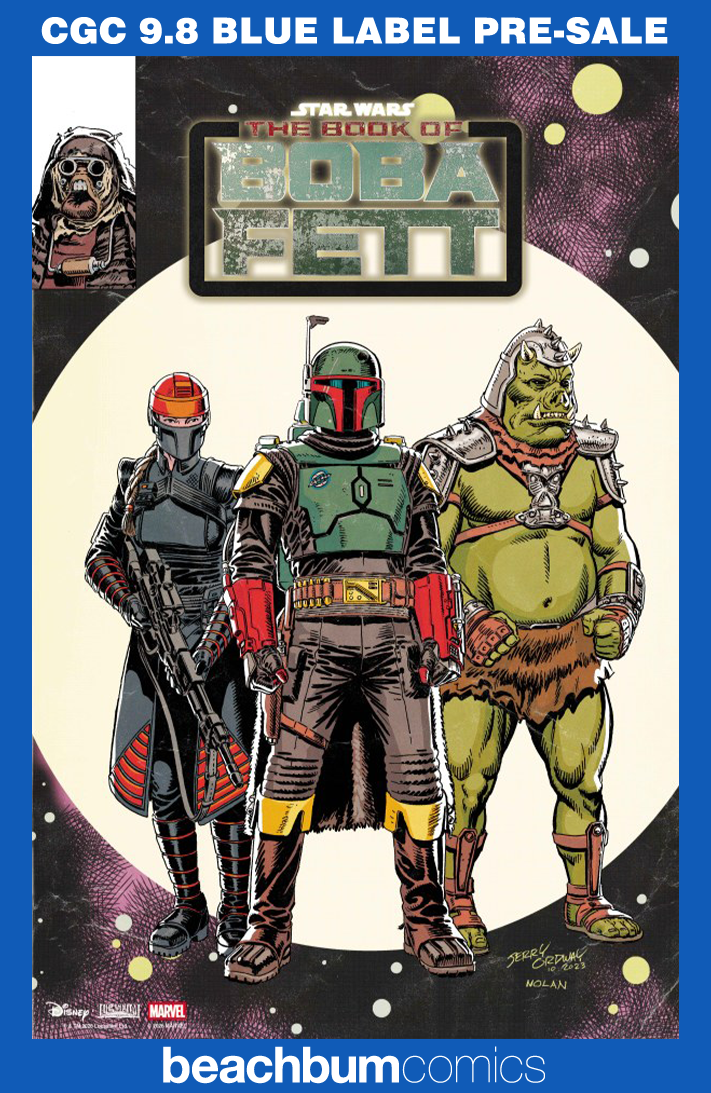 Star Wars: The Book of Boba Fett #1 Ordway 1:25 Retailer Incentive Variant CGC 9.8