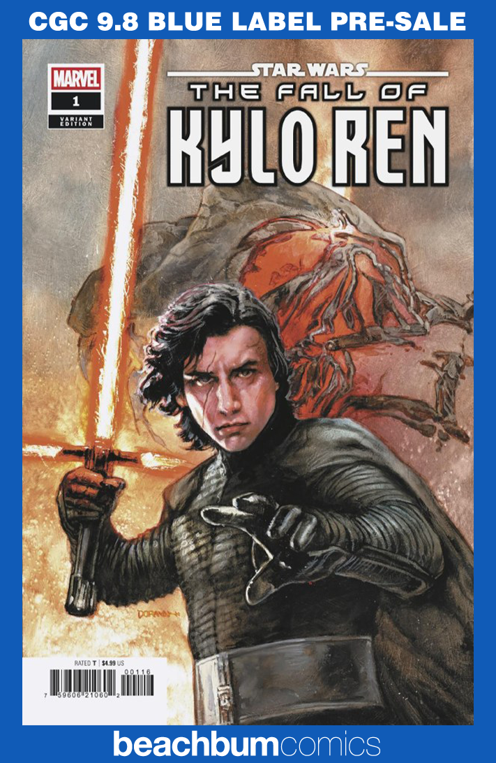 Star Wars: The Fall of Kylo Ren #1 Dorman 1:25 Retailer Incentive Variant CGC 9.8