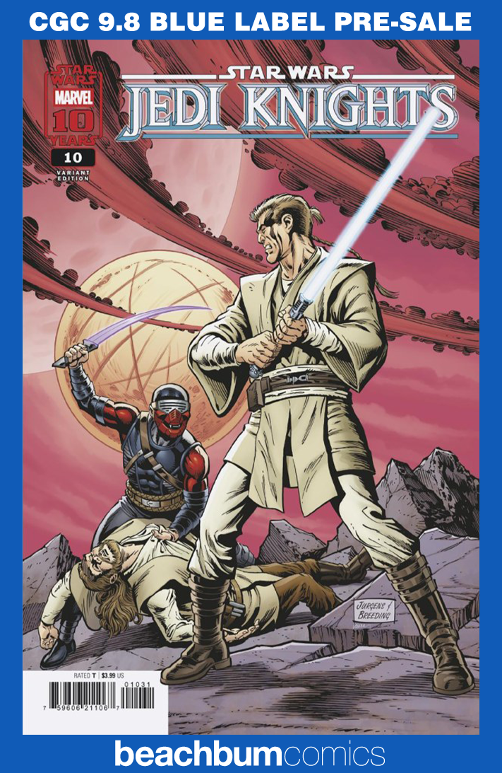Star Wars: Jedi Knights #10 Jurgens Variant CGC 9.8