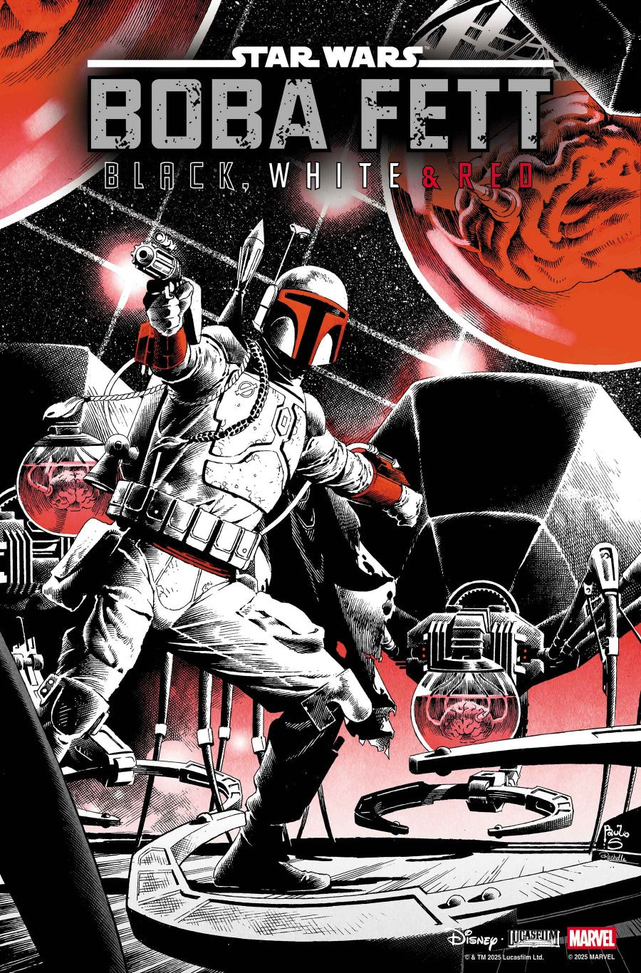 Star Wars: Boba Fett – Black, White & Red #3 Siqueira Variant (11/26/2