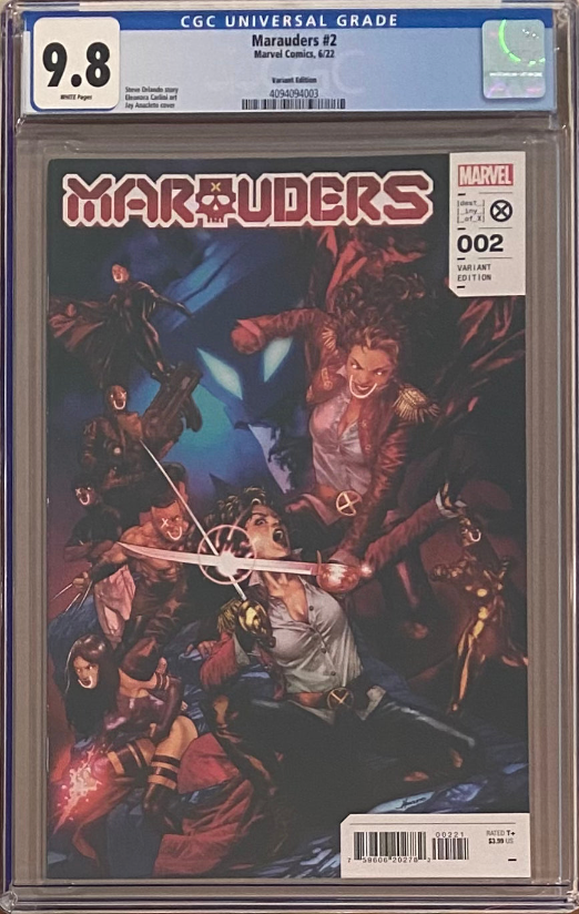 Marauders #2 Anacleto 1:25 Retailer Incentive Variant CGC 9.8