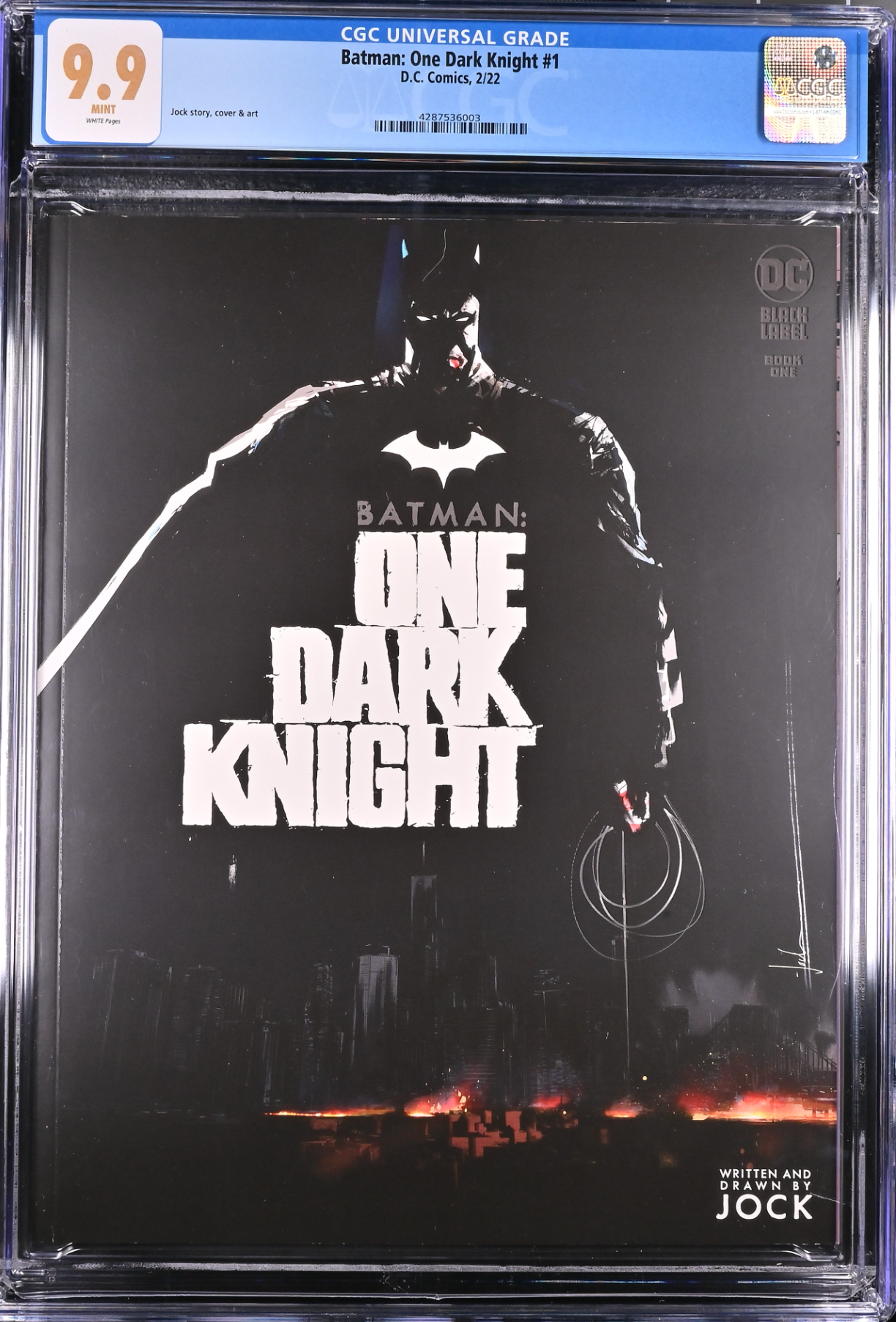 Batman: One Dark Knight #1 CGC 9.9 DC Black Label
