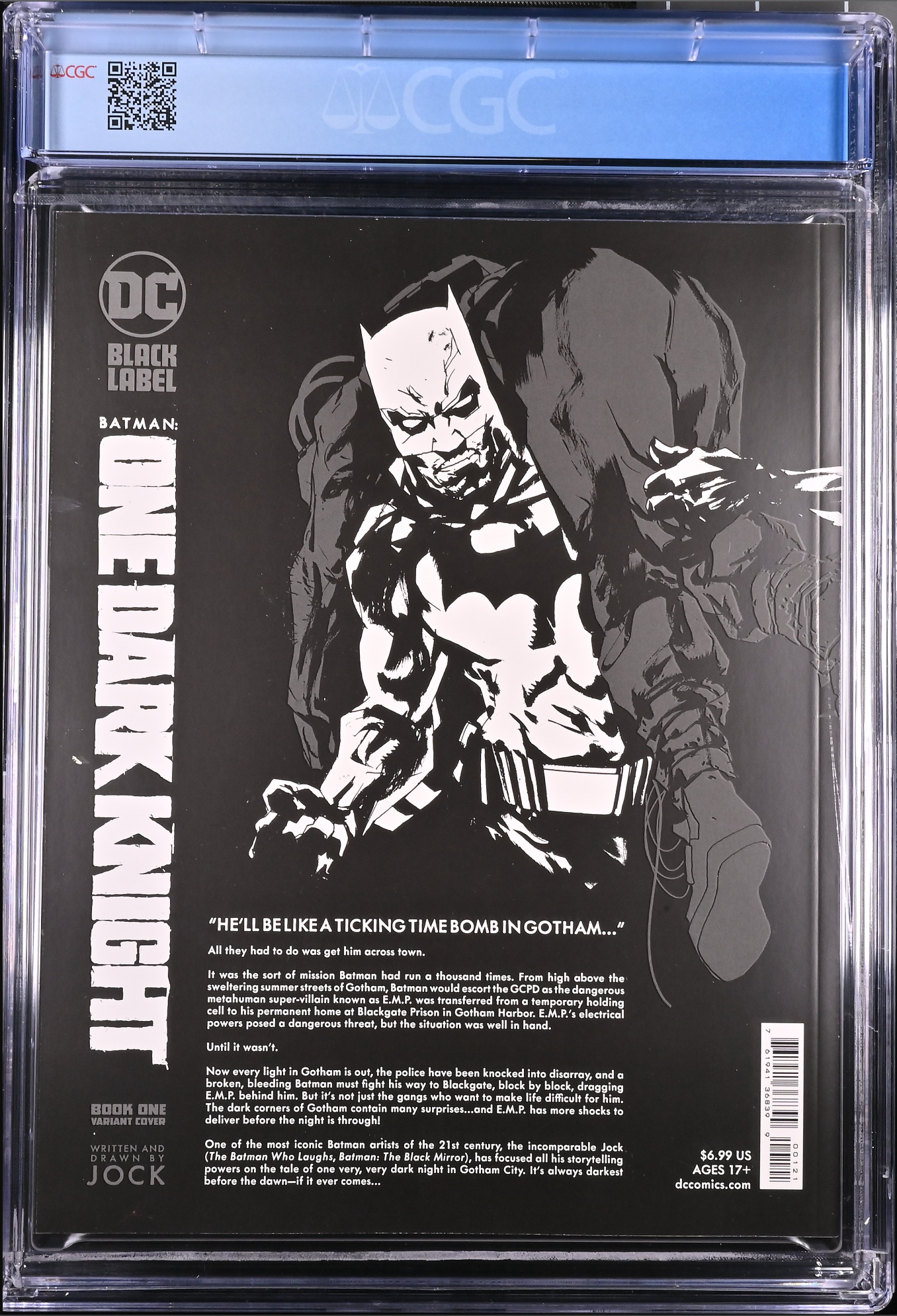 Batman: One Dark Knight #1 Variant CGC 9.9 DC Black Label