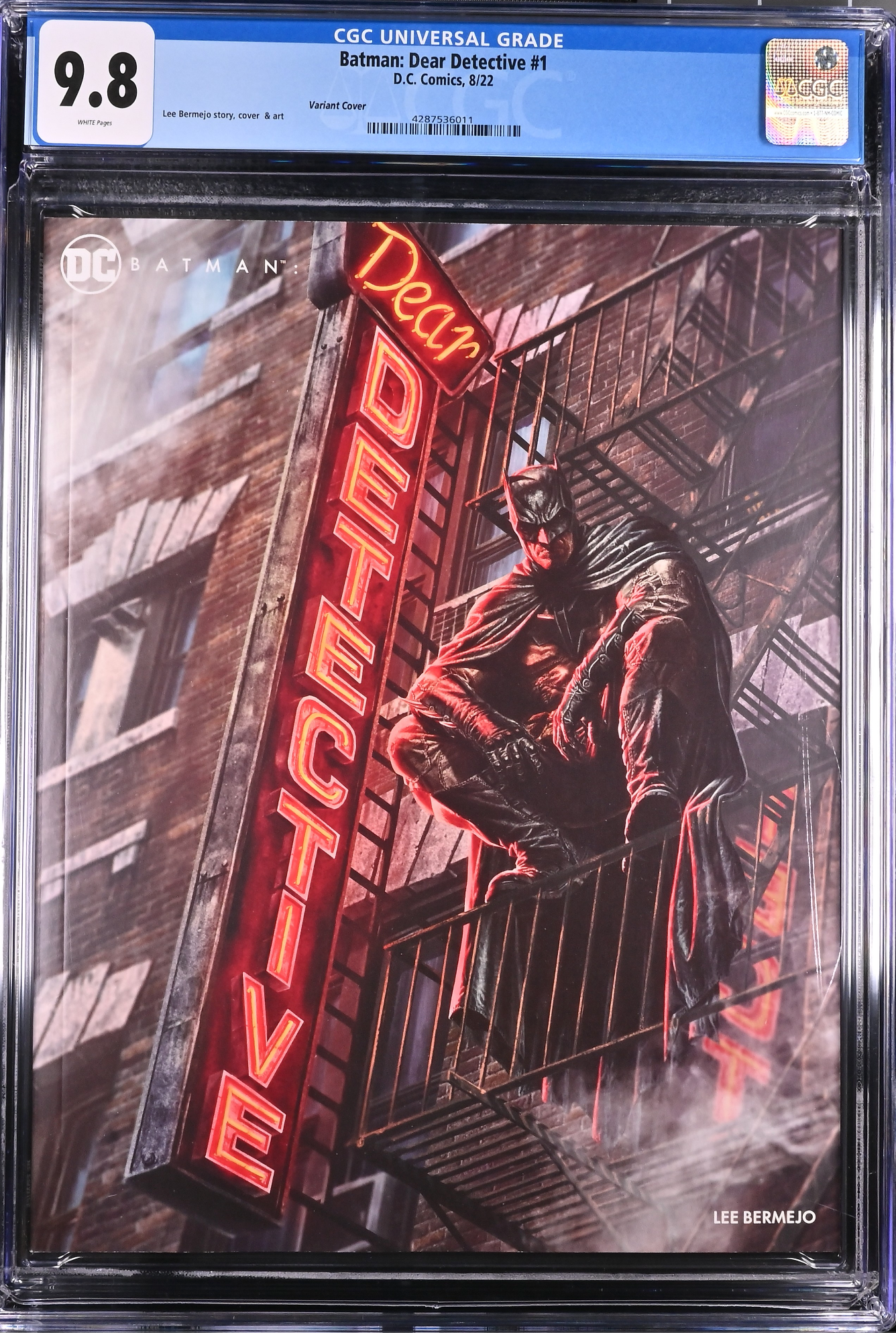 Batman: Dear Detective #1 Bermejo 1:25 Retailer Incentive Variant CGC 9.8