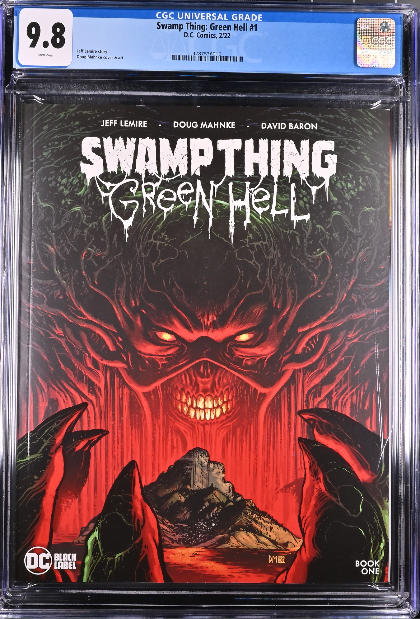 Swamp Thing: Green Hell #1 CGC 9.8 - DC Black Label