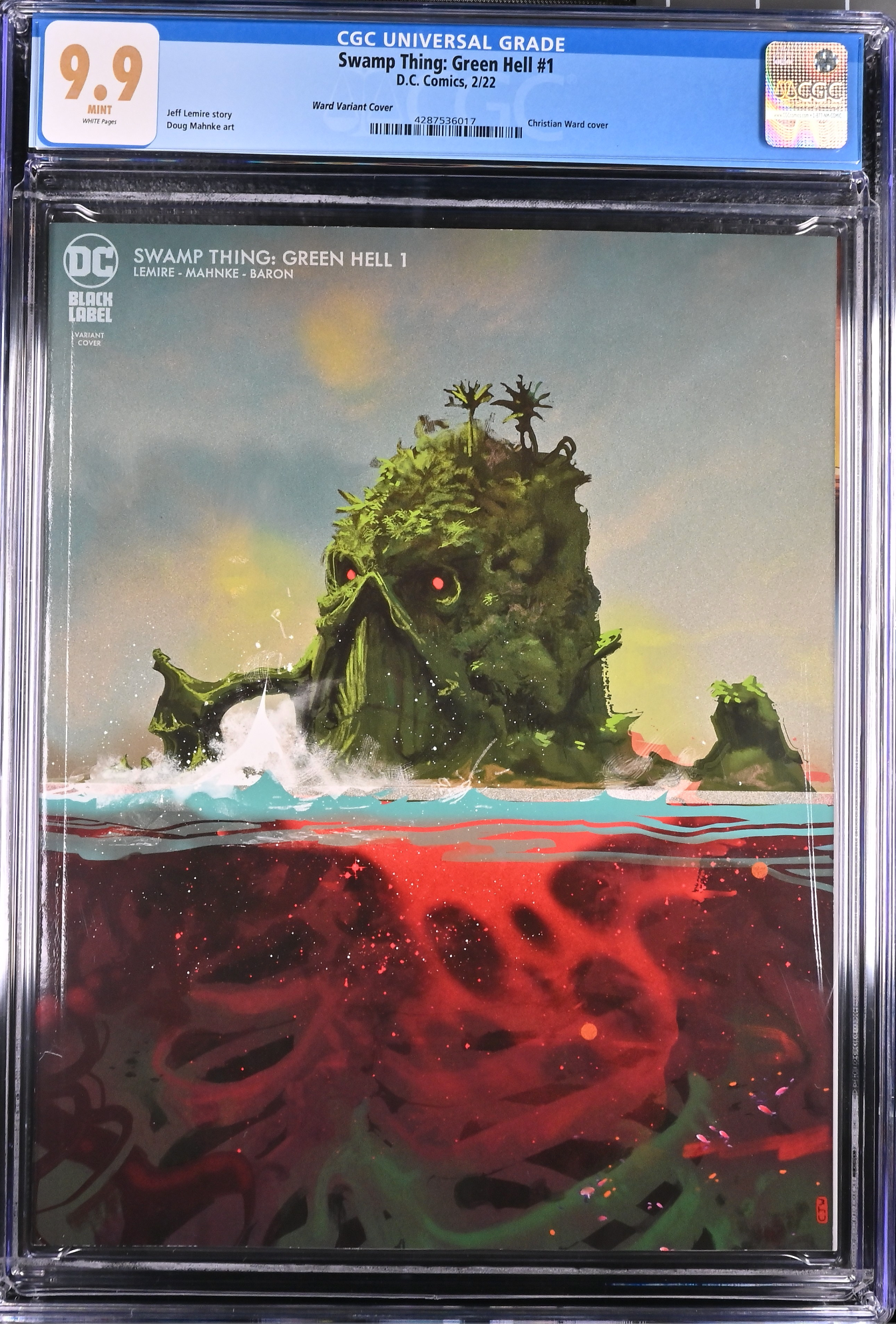 Swamp Thing: Green Hell #1 Variant CGC 9.9 - DC Black Label