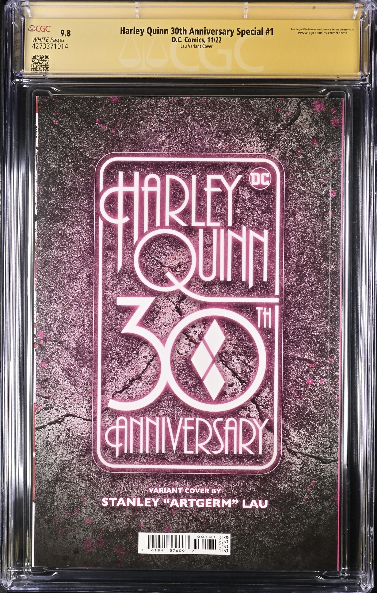 Harley Quinn 30th Anniversary Special #1 Artgerm Variant CGC 9.8 SS