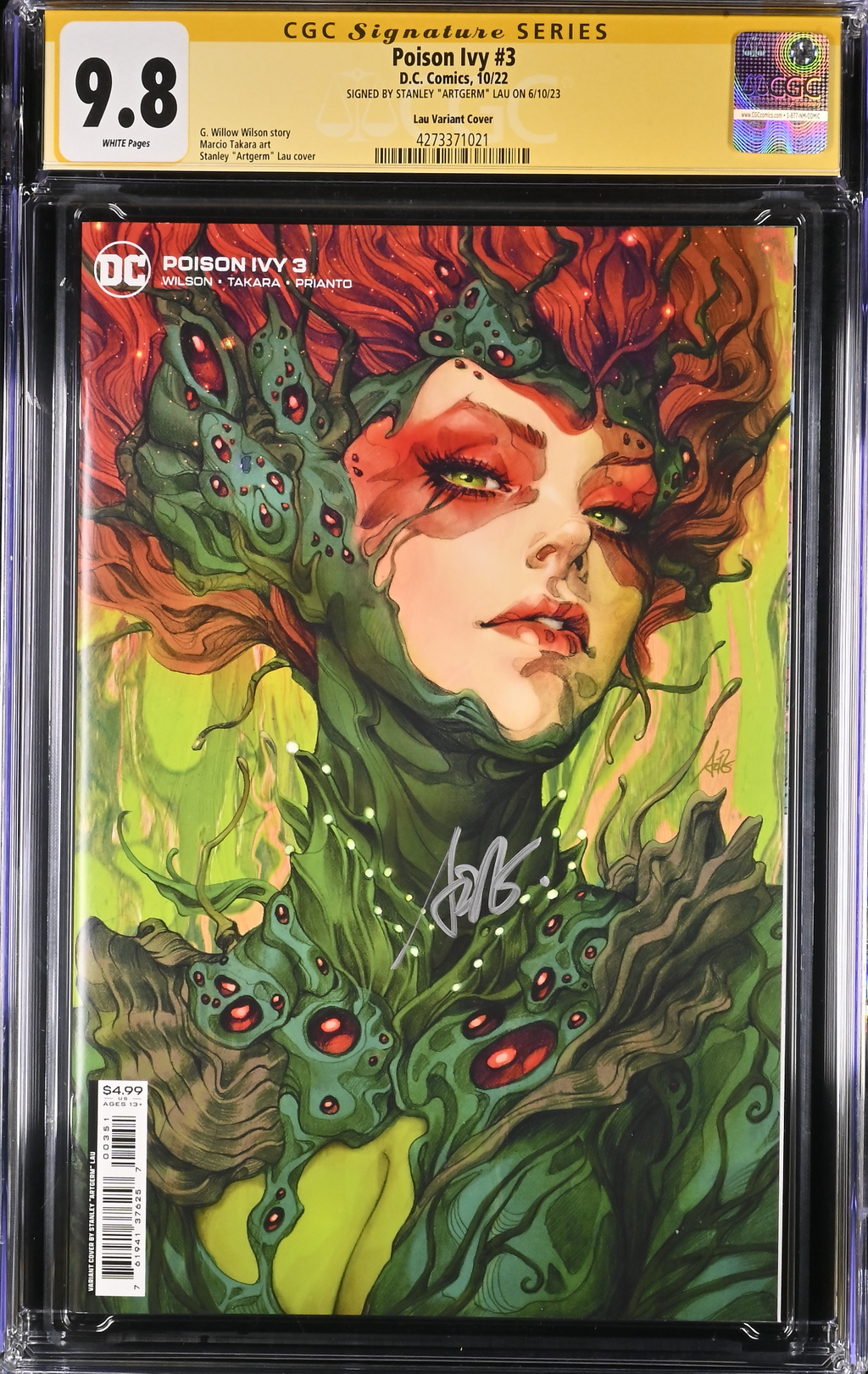 Poison Ivy #3 Artgerm Variant CGC 9.8 SS