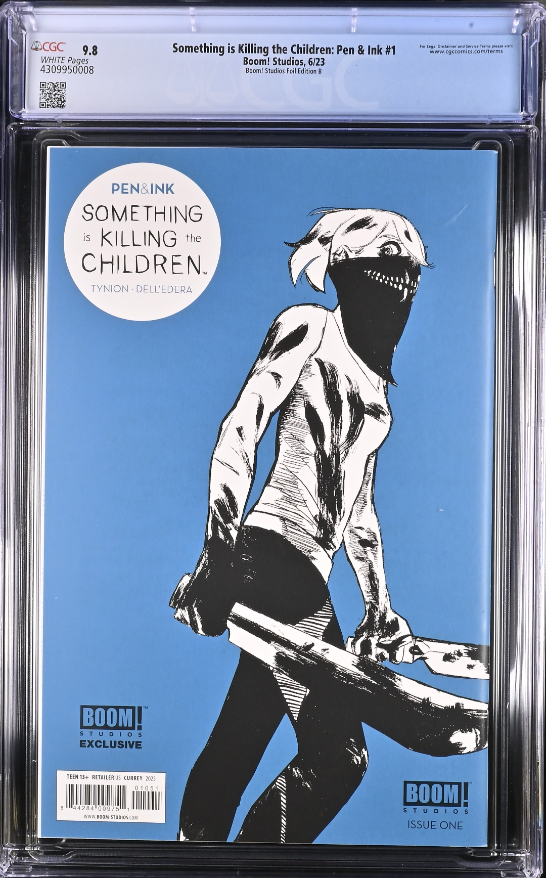 Something is Killing the Children: Pen & Ink #1 Currey SDCC Skull Variant CGC 9.8