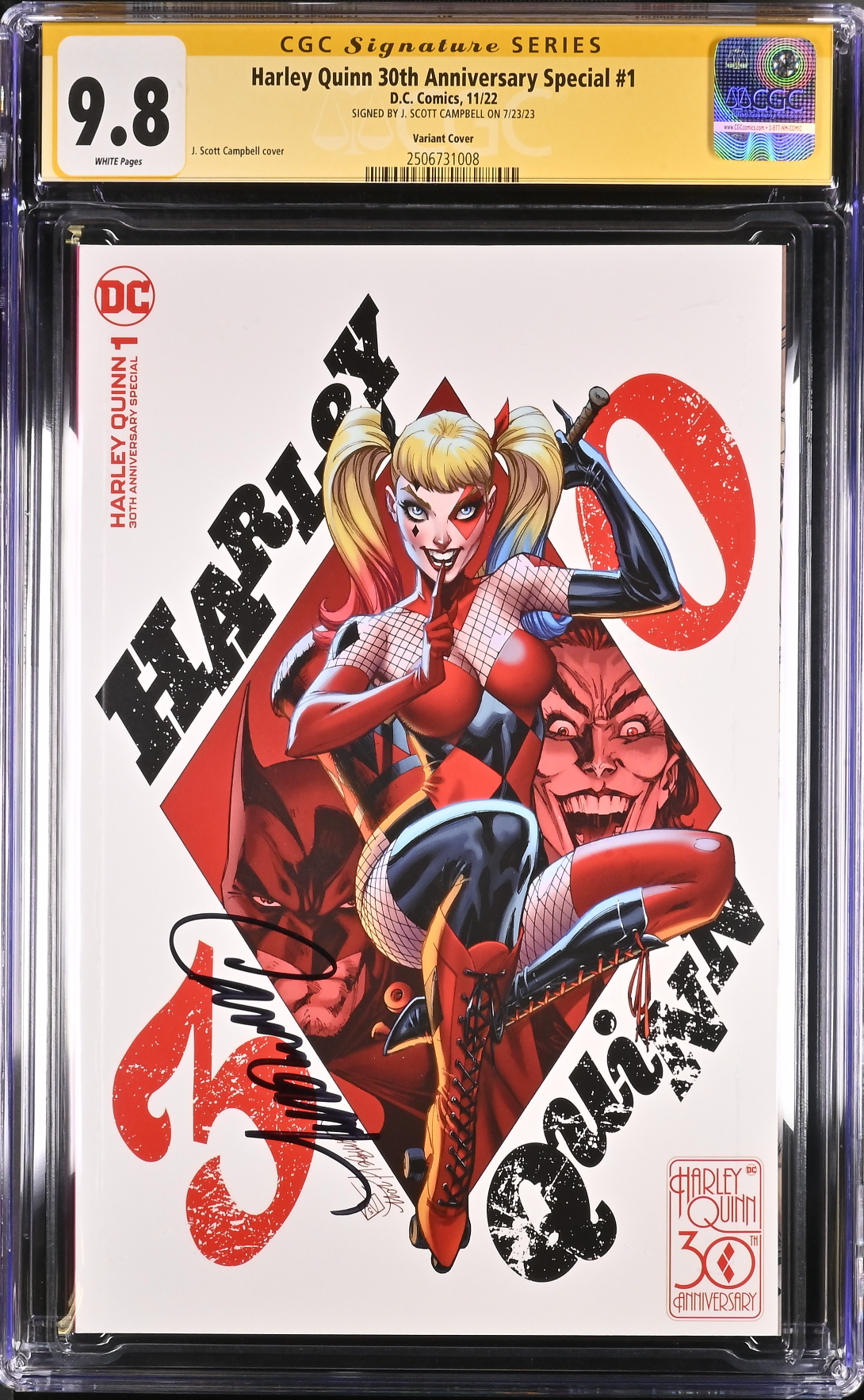 Harley Quinn 30th Anniversary Special #1 Campbell Variant CGC 9.8 SS