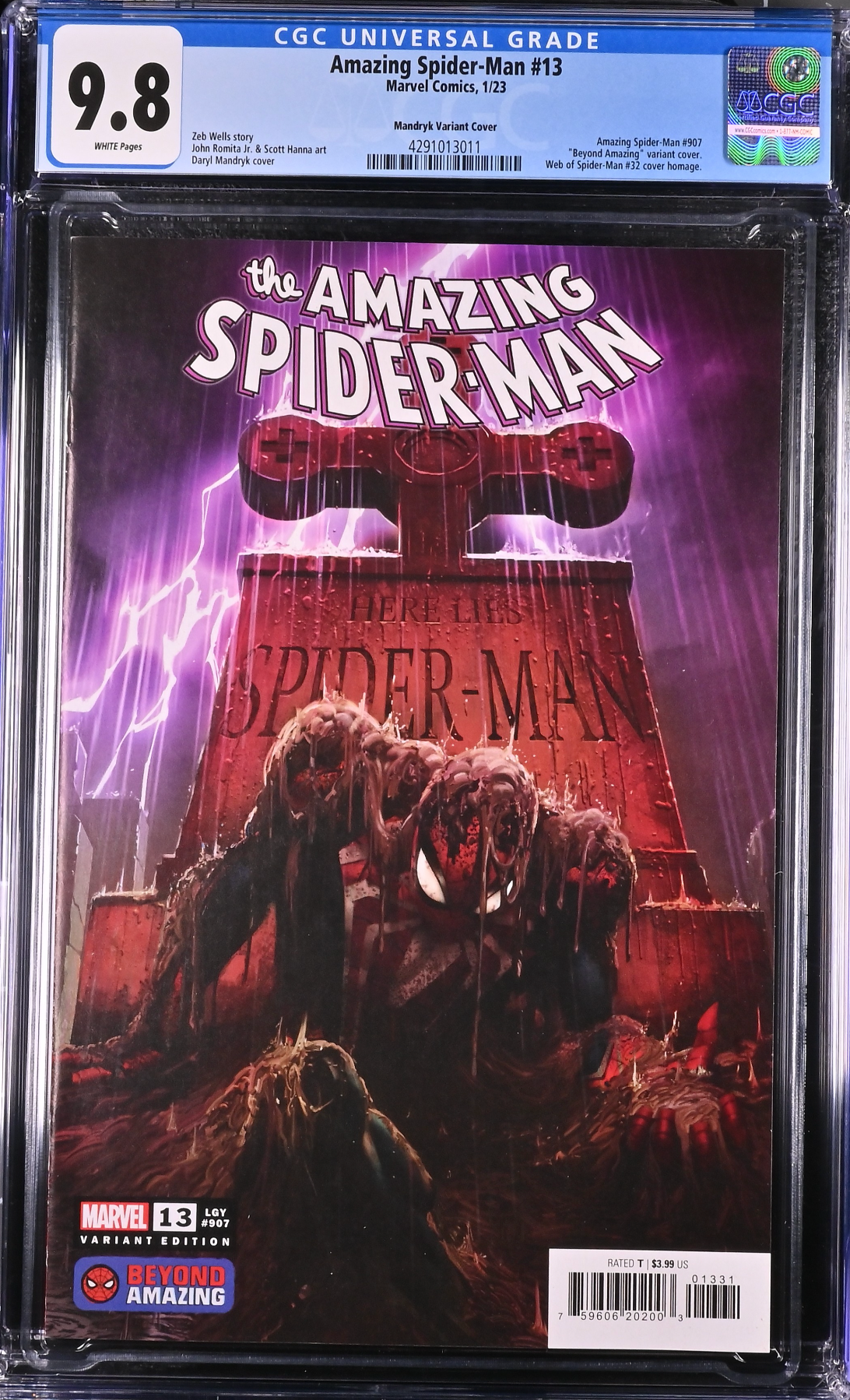 Amazing Spider-Man #13 Mandryk Variant CGC 9.8