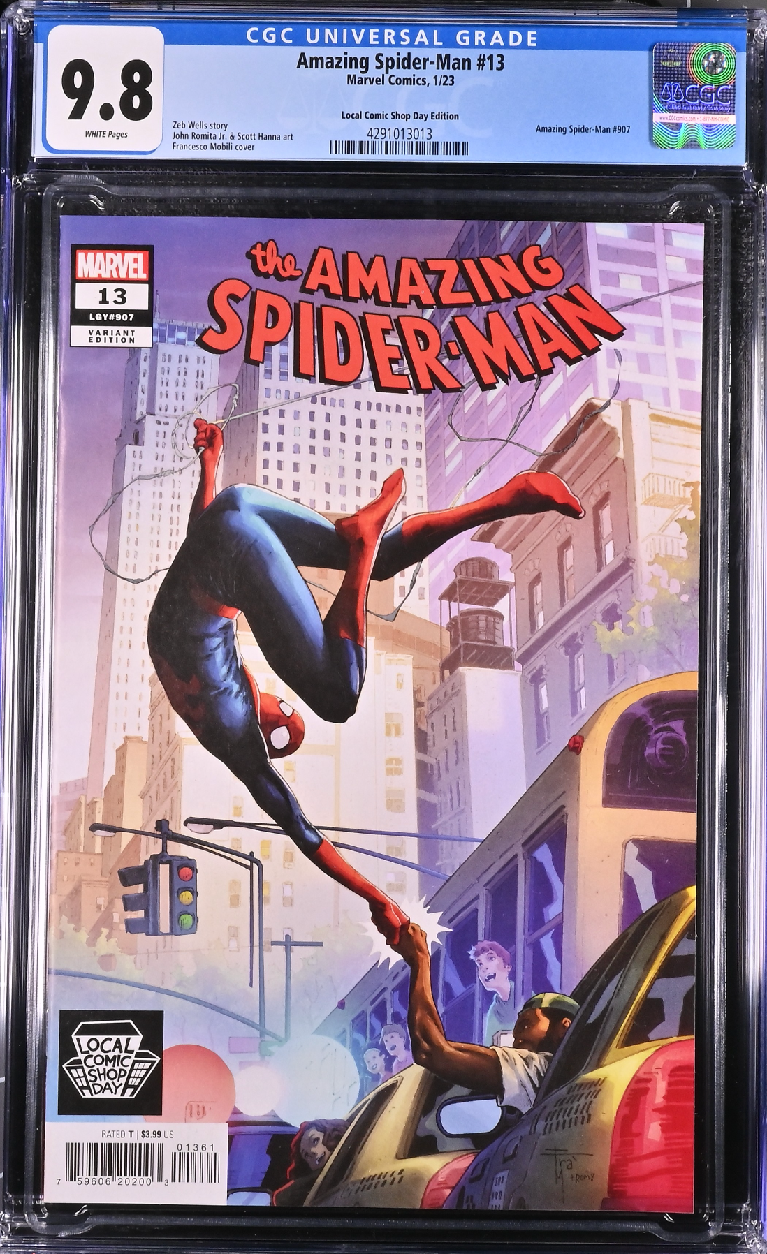 Amazing Spider-Man #13 Mobili Local Comic Shop Day Variant CGC 9.8