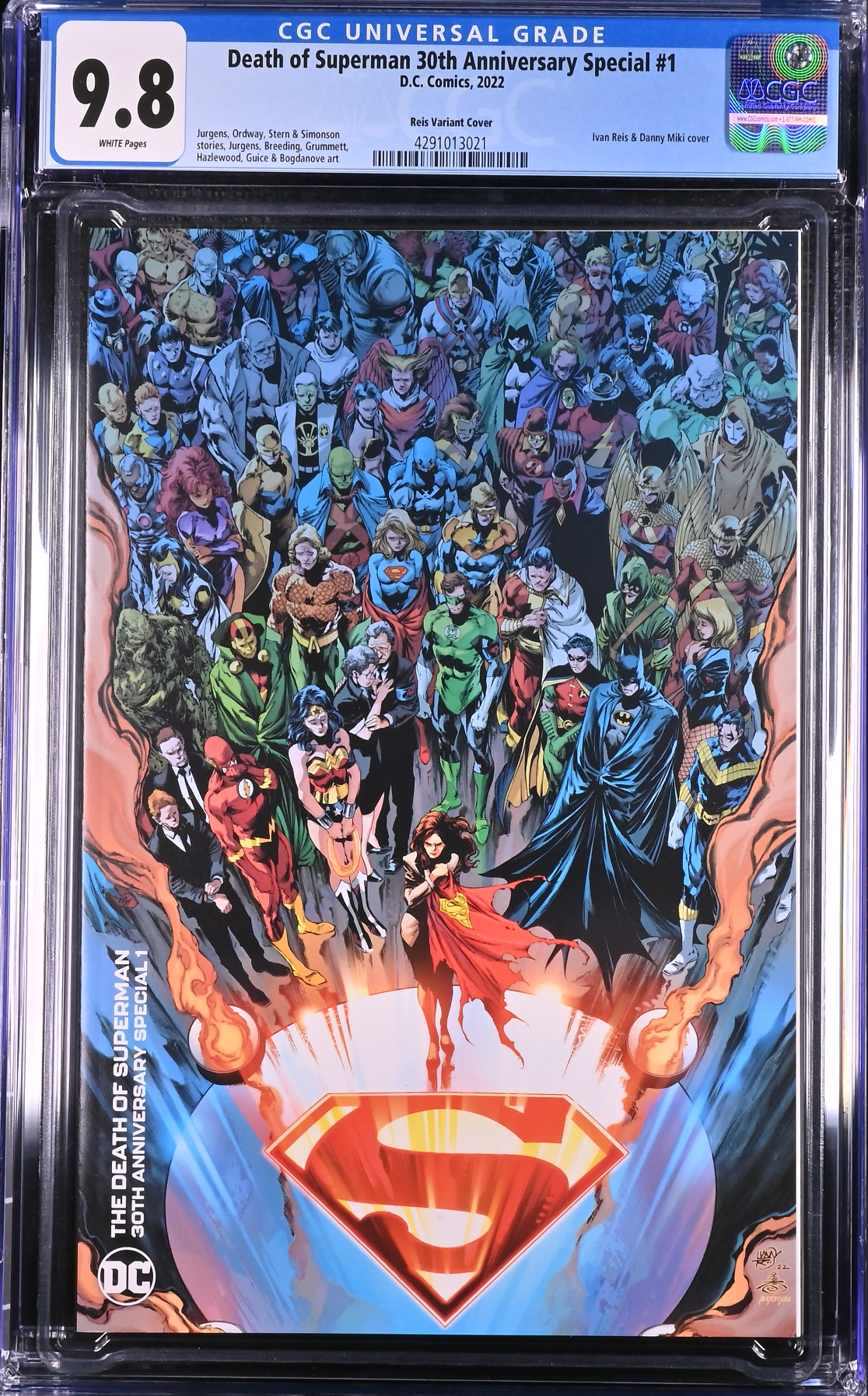 Death of Superman 30th Anniversary Special #1 Reis Variant CGC 9.8