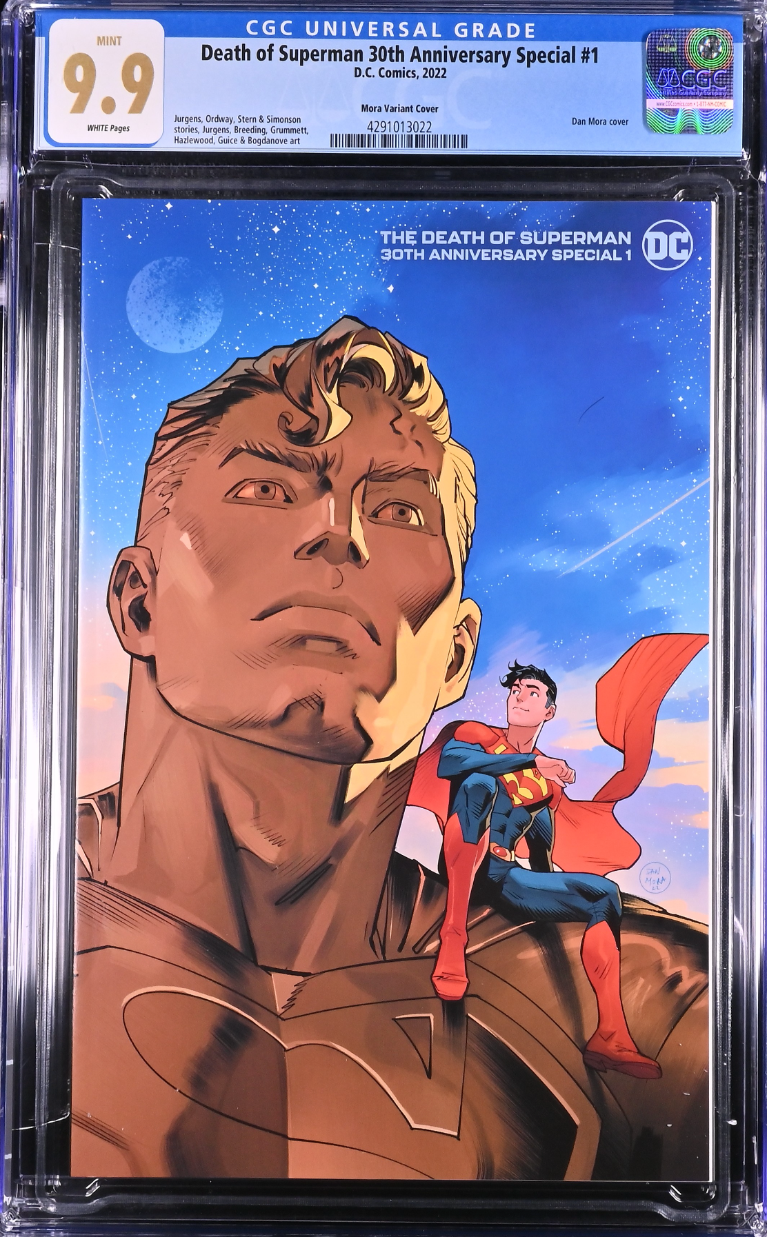 Death of Superman 30th Anniversary Special #1 Mora Variant CGC 9.9