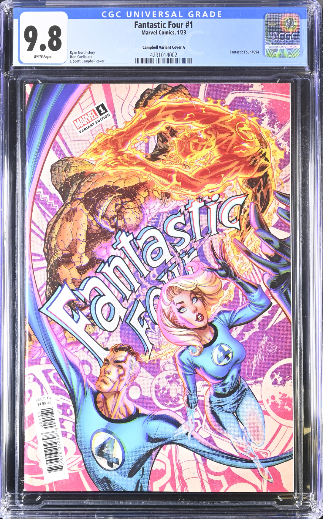 Fantastic Four #1 Campbell Variant CGC 9.8