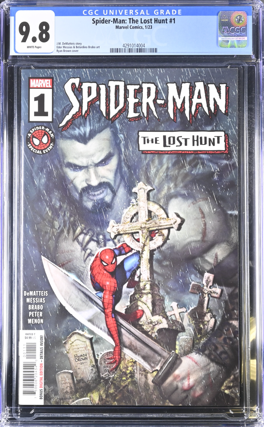 Spider-Man: The Lost Hunt #1 CGC 9.8