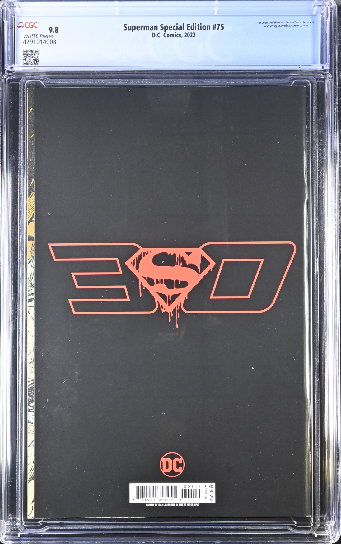 Superman #75 Special Edition CGC 9.8