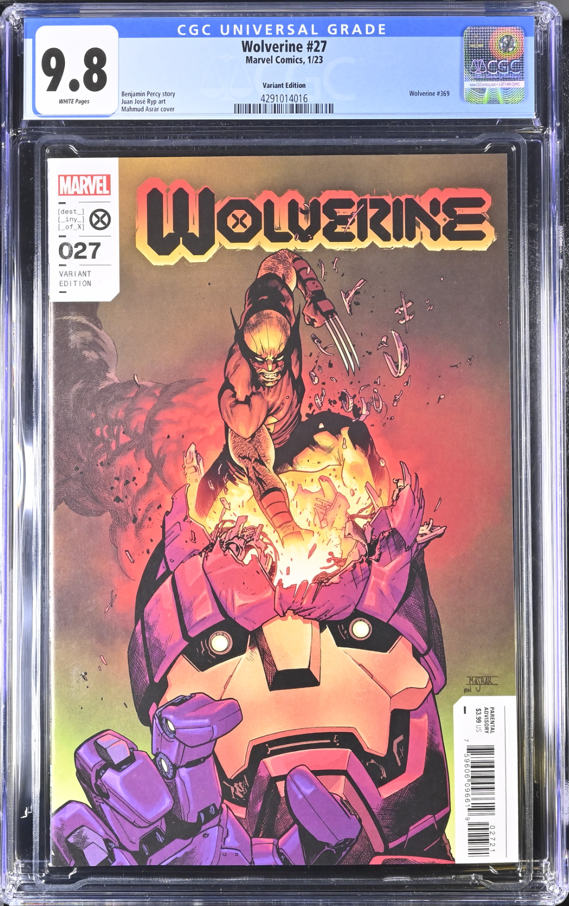 Wolverine #27 Asrar Variant CGC 9.8