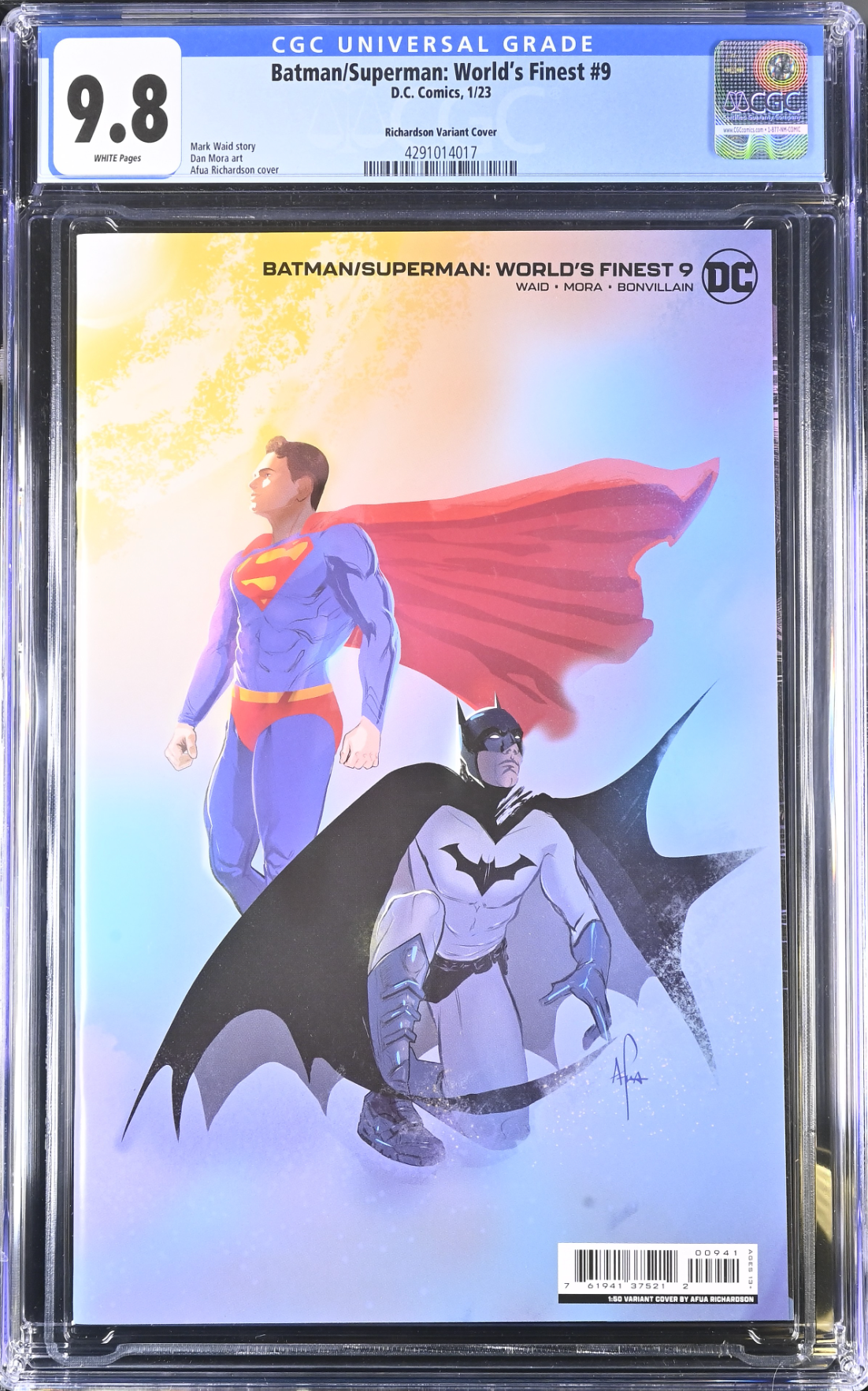 Batman/Superman: World's Finest #9 Richardson 1:50 Retailer Incentive Variant CGC 9.8