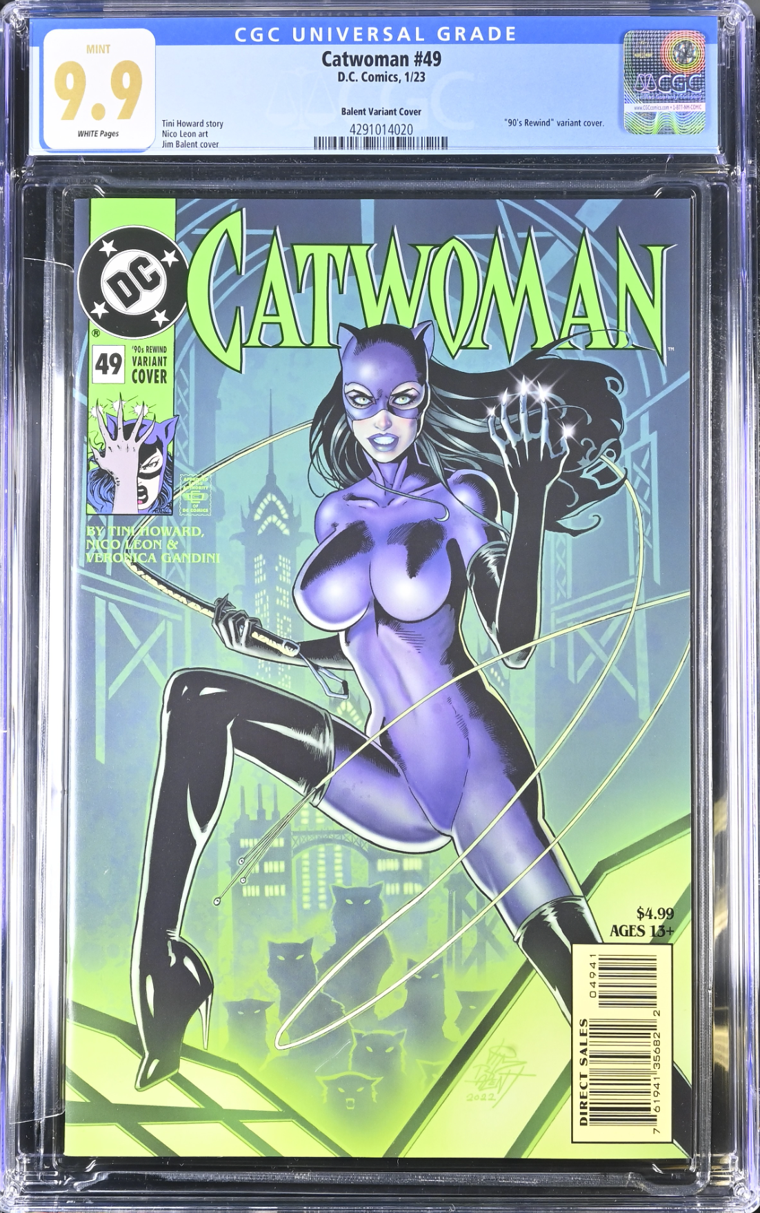 Catwoman #49 Balent Variant CGC 9.9