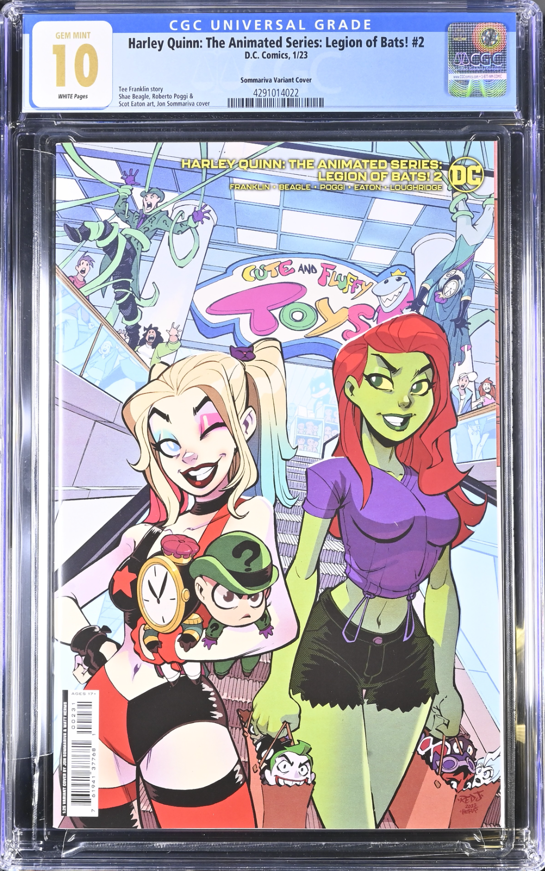 Harley Quinn: The Animated Series - Legion of Bats #2 Sommariva 1:25 Retailer Incentive Variant CGC 10.0