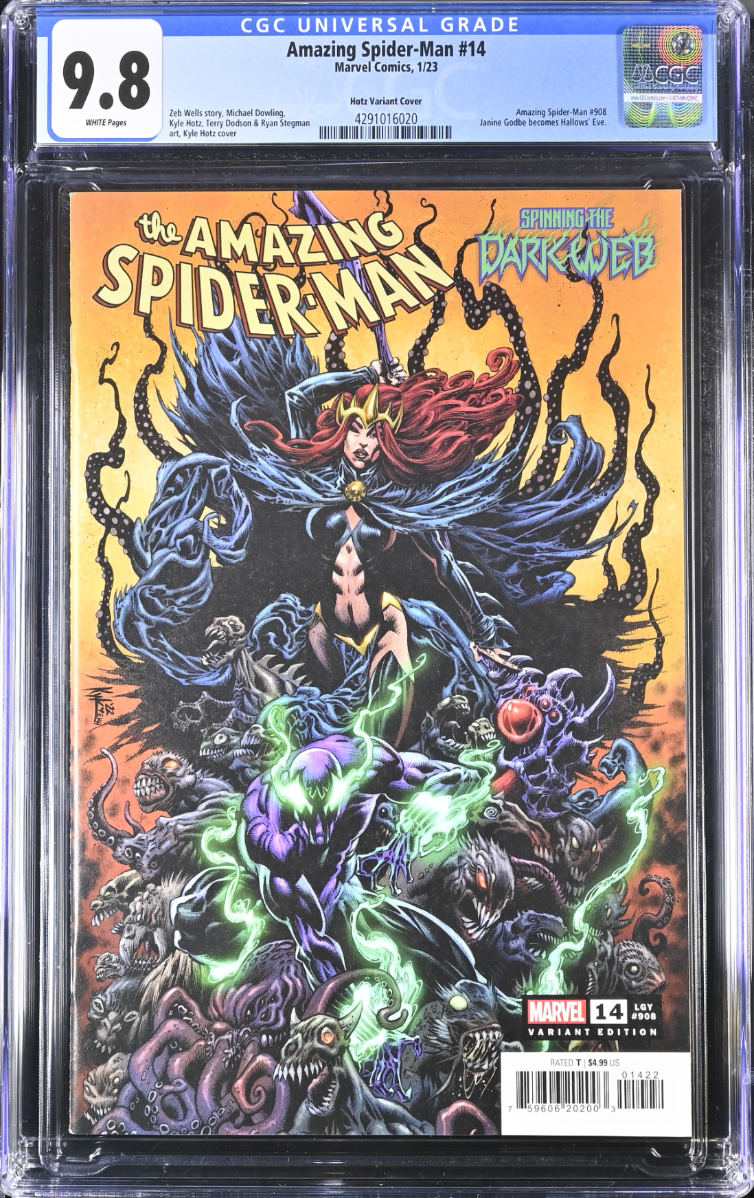 Amazing Spider-Man #14 Hotz Variant CGC 9.8