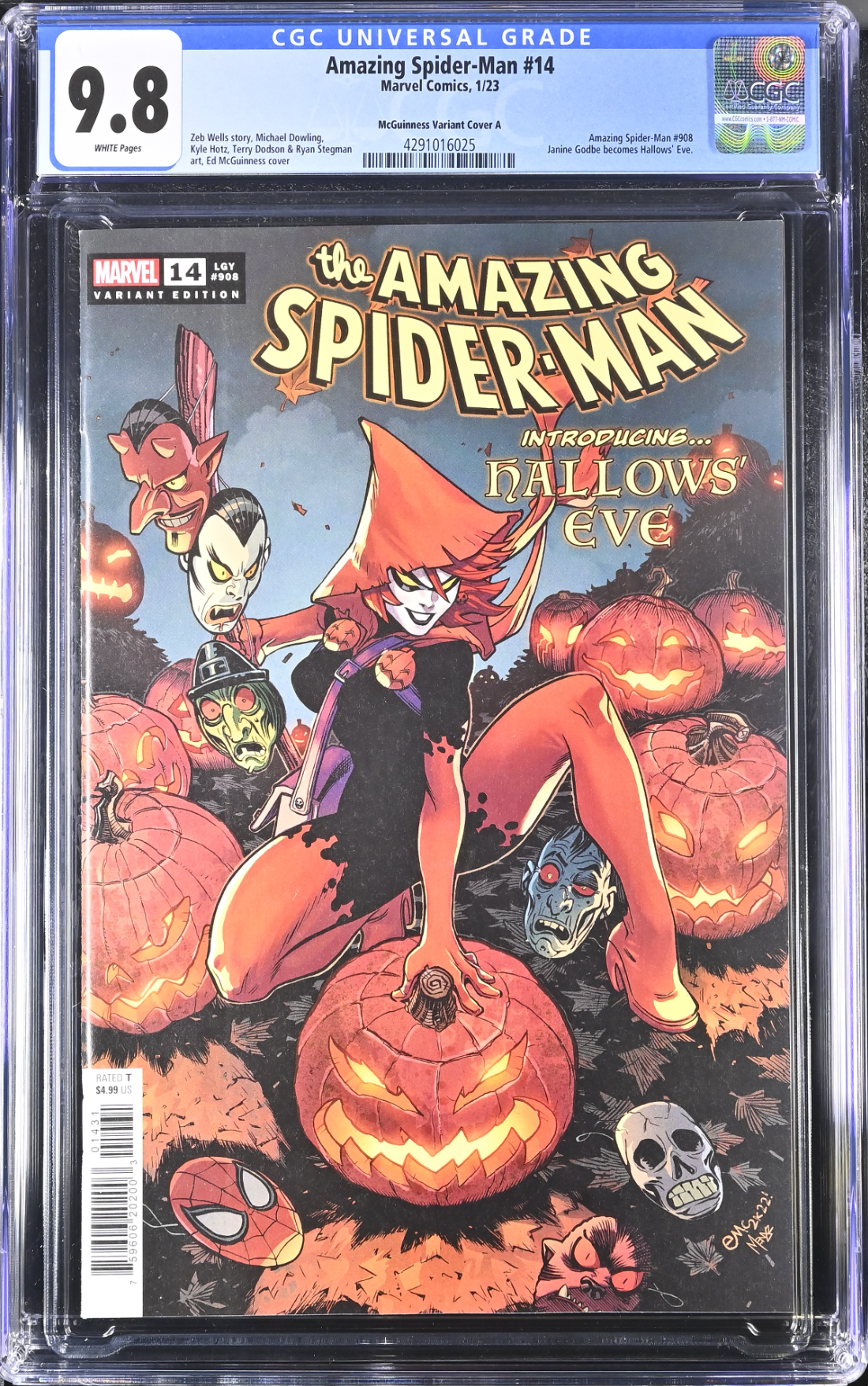 Amazing Spider-Man #14 McGuinness Variant CGC 9.8