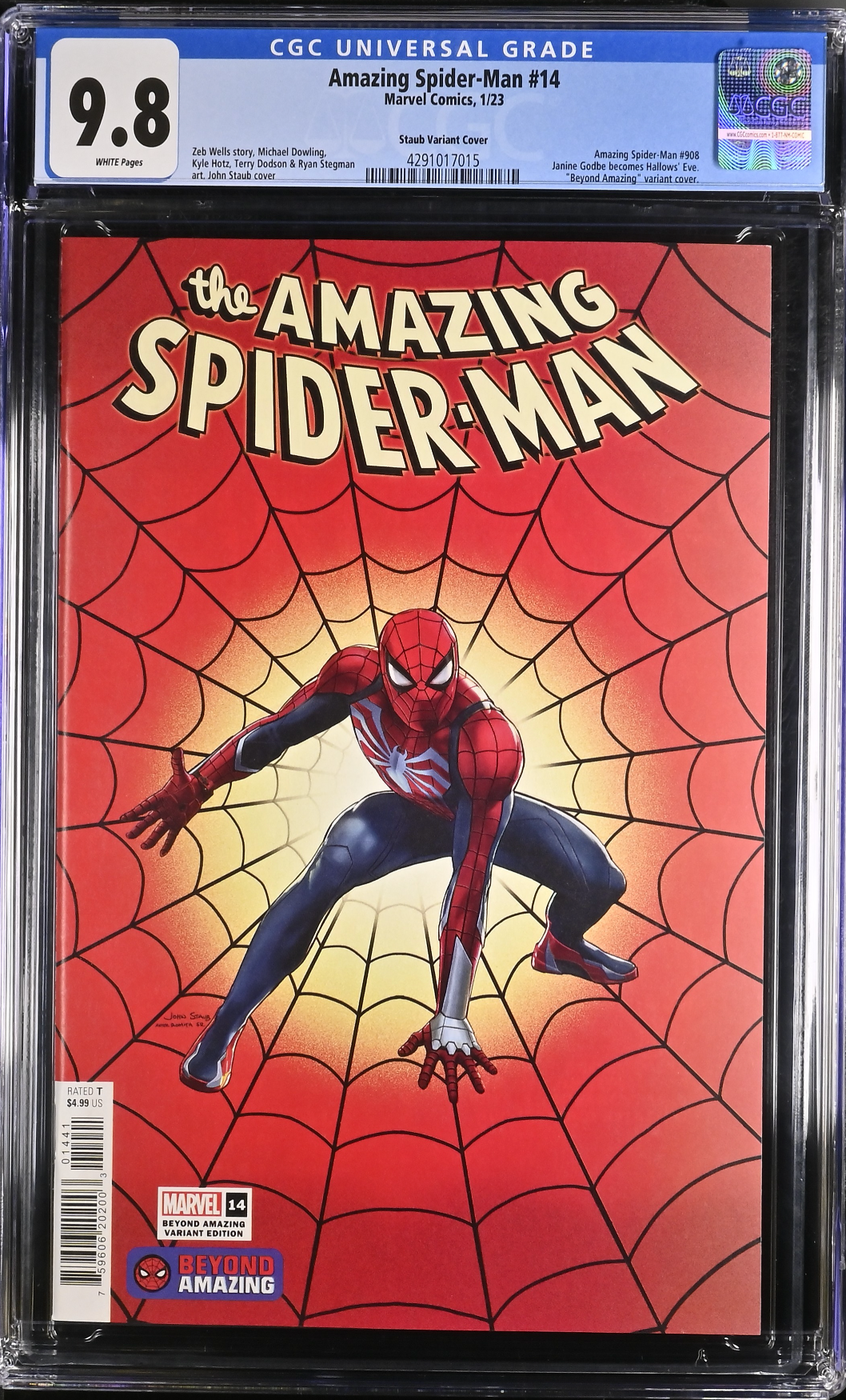 Amazing Spider-Man #14 Staub Variant CGC 9.8
