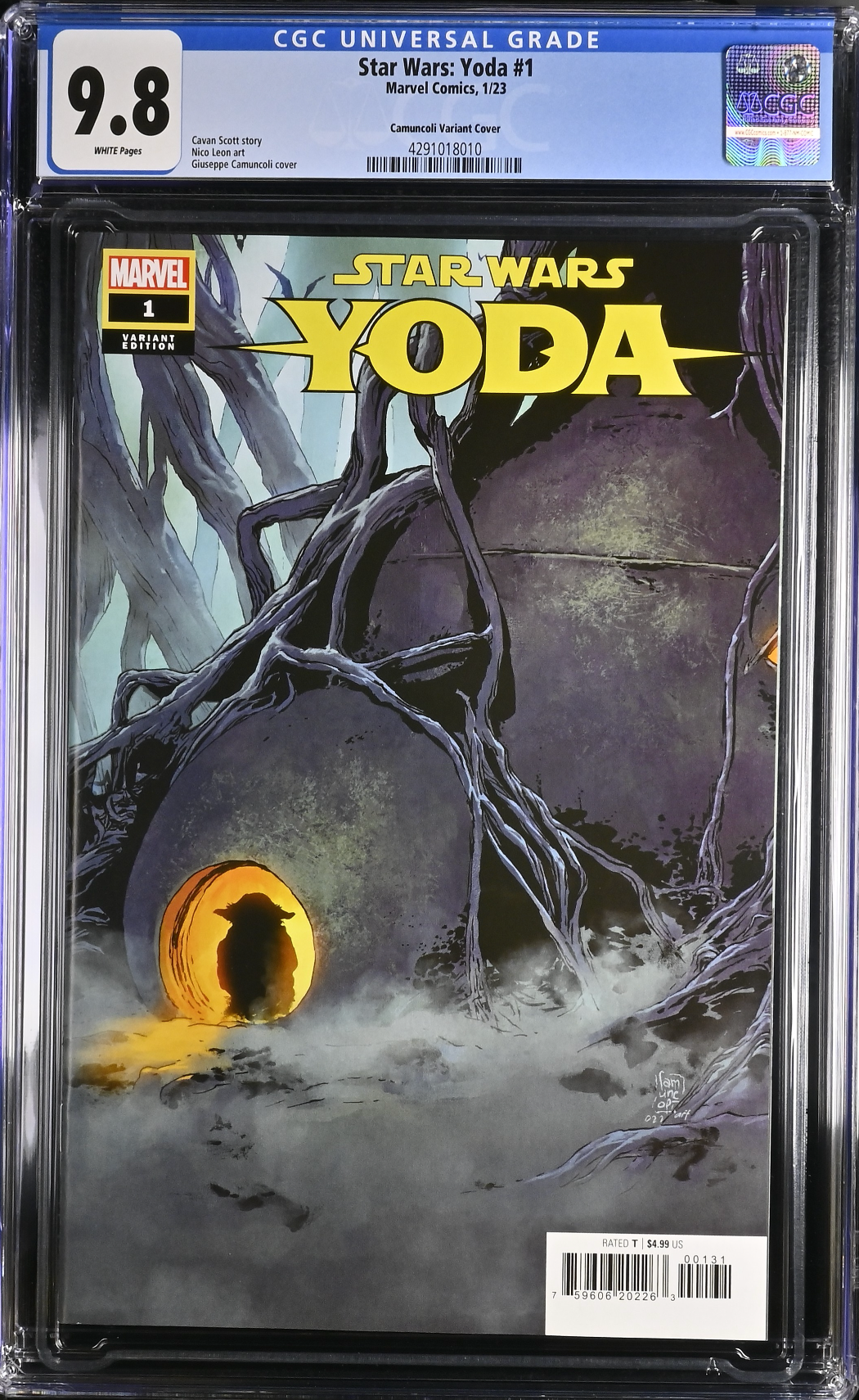 Star Wars: Yoda #1 Camuncoli Variant CGC 9.8
