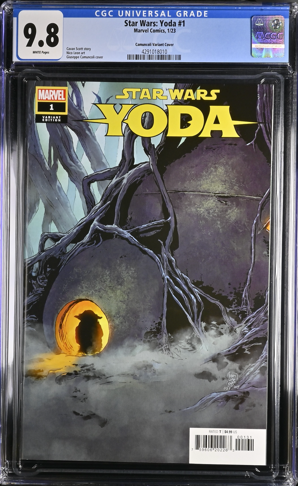 CGC 9.8 Epire Strikes Back hotsell - The 40th Anniversary Covers #1 Yoda