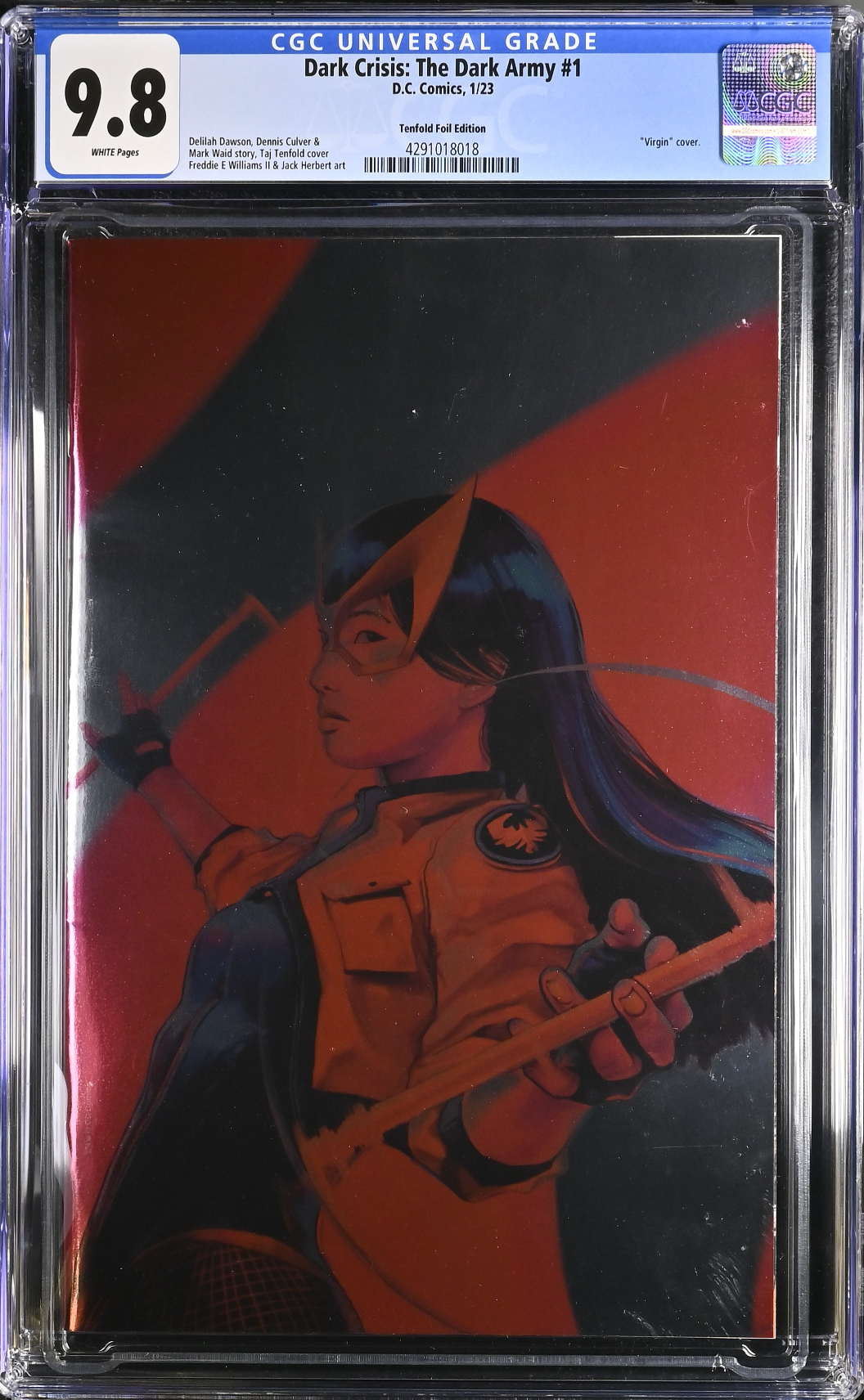 Dark Crisis: The Dark Army #1 Tenfold 1:25 Foil Retailer Incentive Variant CGC 9.8