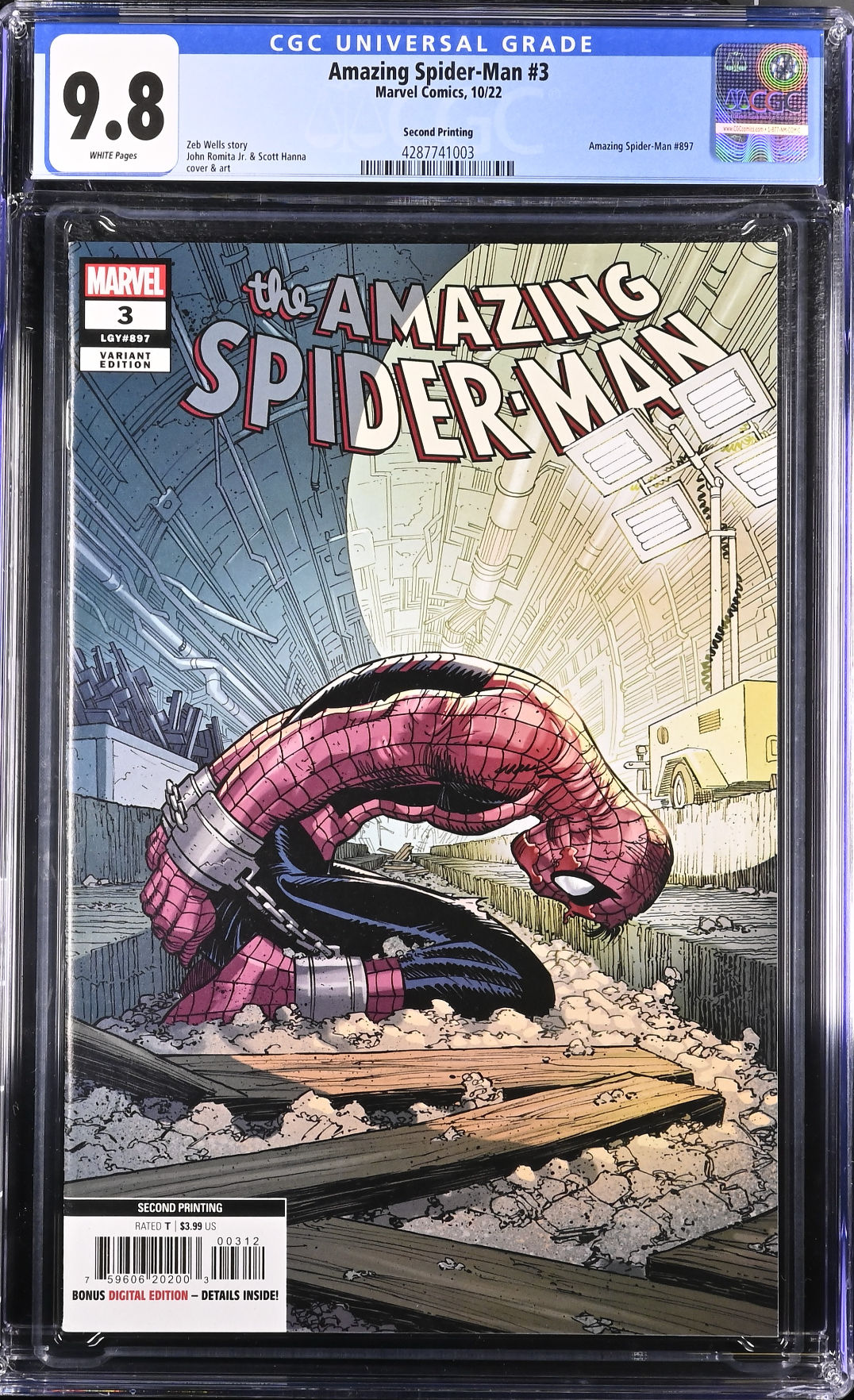 Amazing Spider-Man #3 Second Printing CGC 9.8