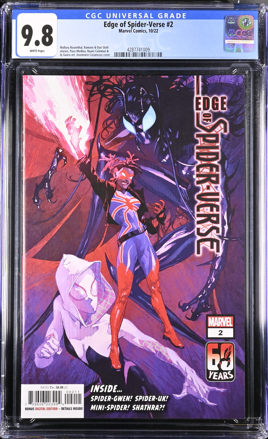 Edge of Spider-Verse #2 CGC 9.8