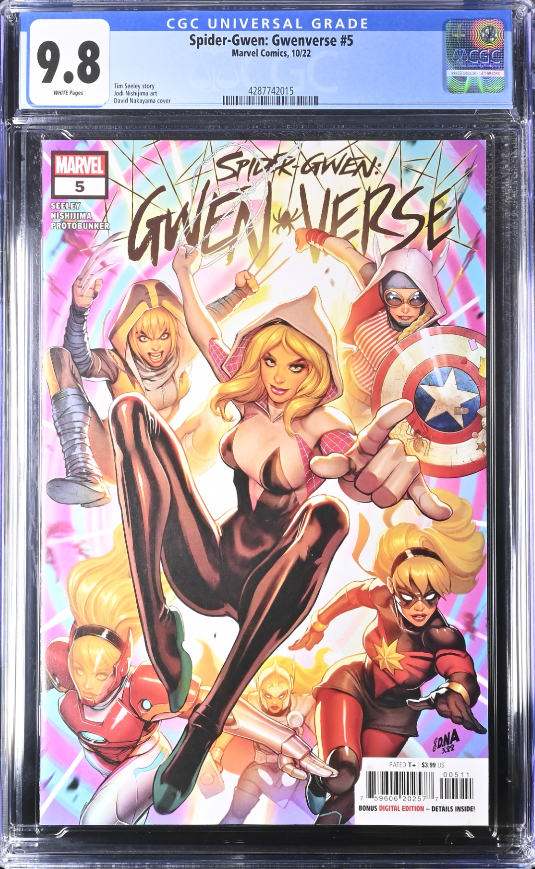 Spider-Gwen: Gwenverse #5 CGC 9.8