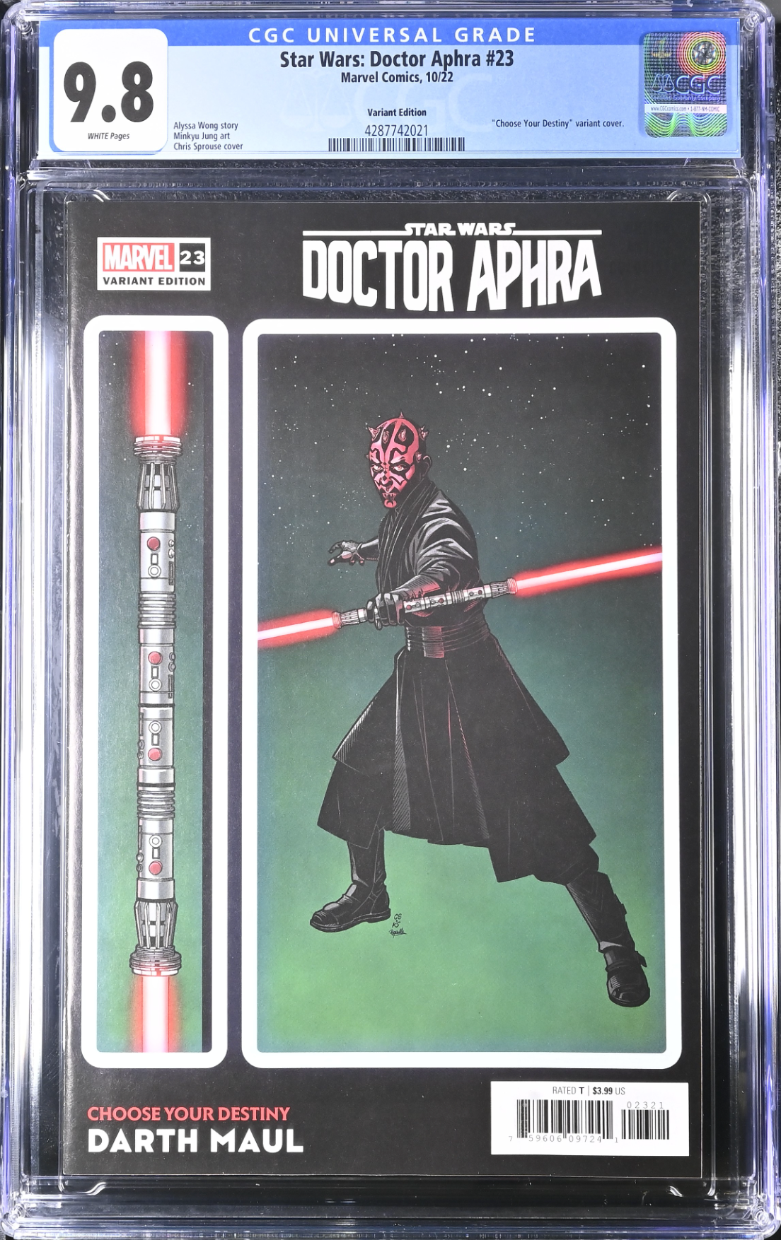 Star Wars: Doctor Aphra #23 Sprouse Variant CGC 9.8