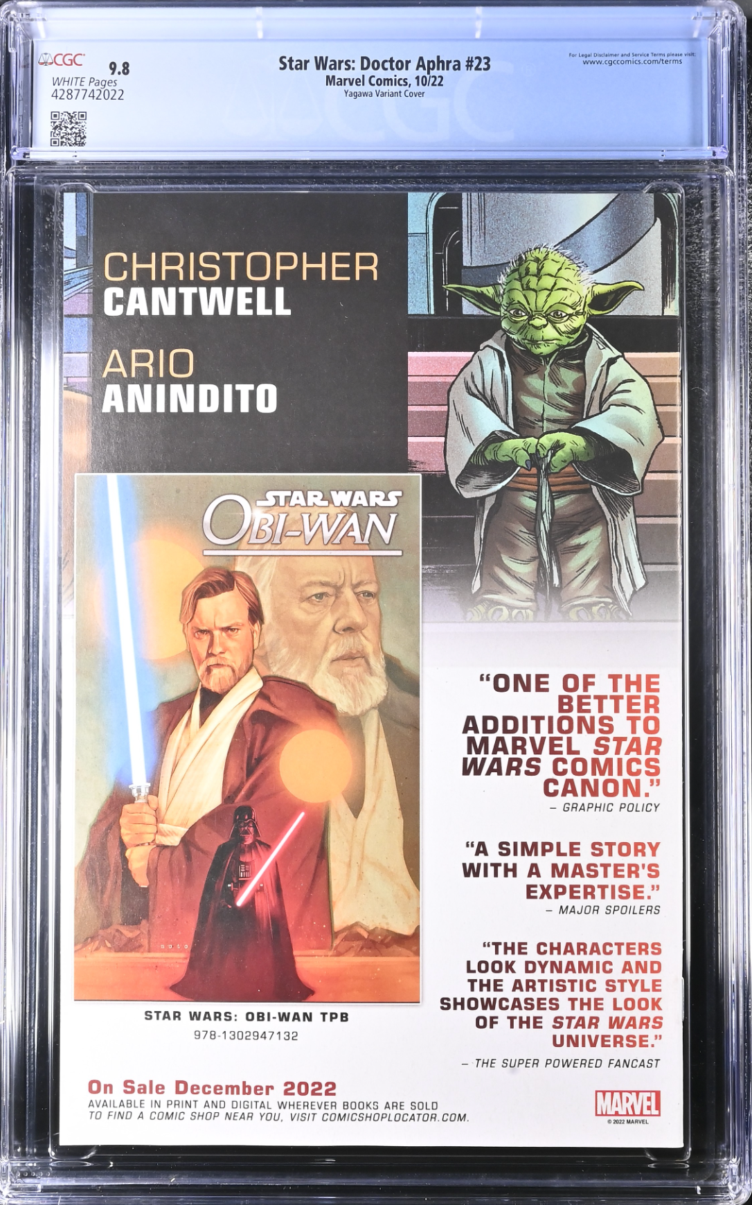 Star Wars: Doctor Aphra #23 Yawagawa Variant CGC 9.8