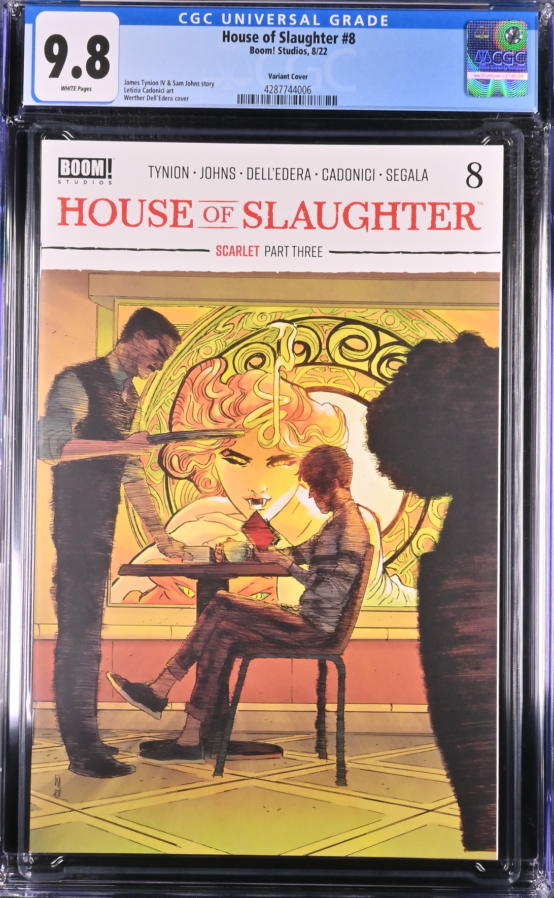 House of Slaughter #8 Variant CGC 9.8