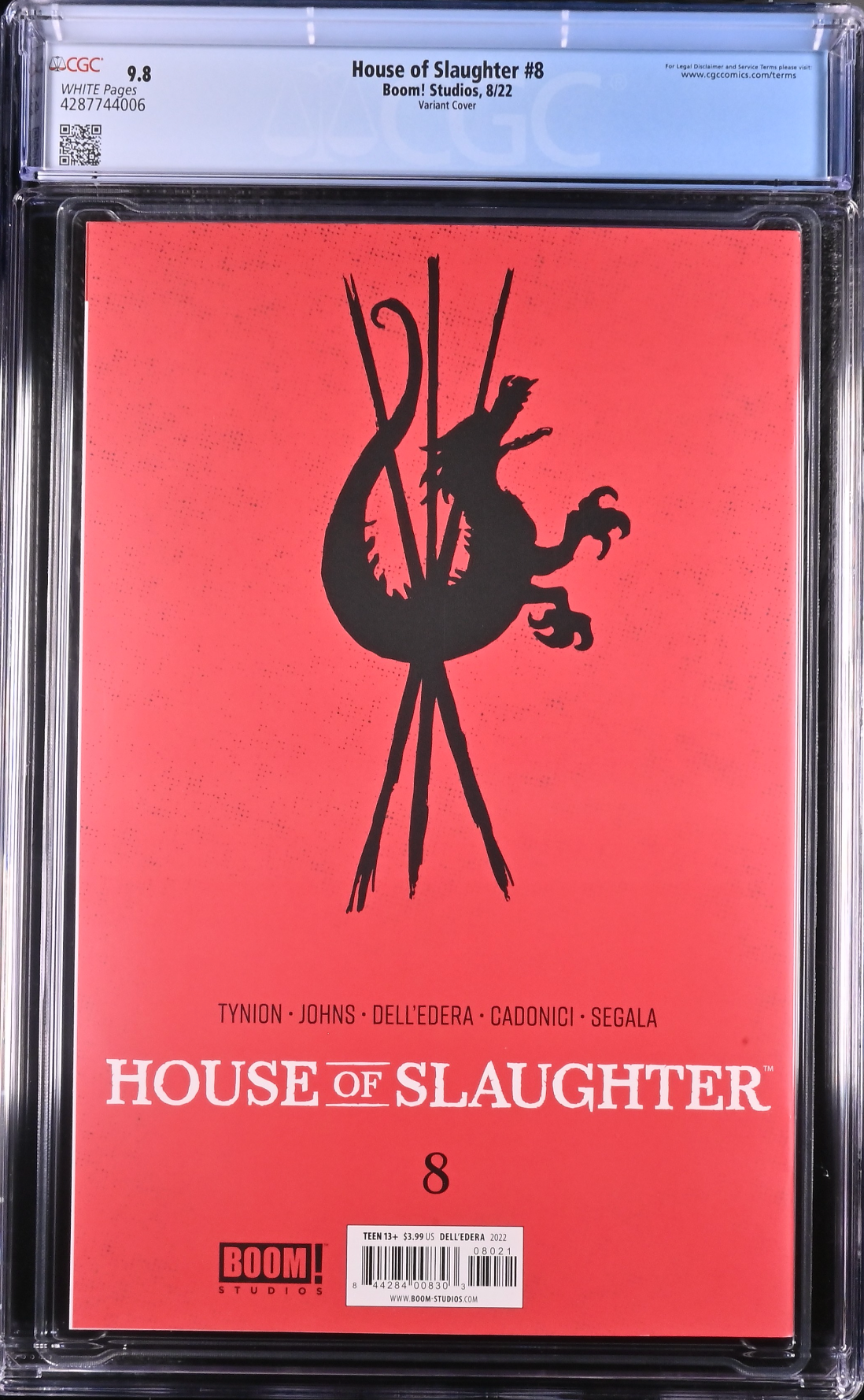 House of Slaughter #8 Variant CGC 9.8