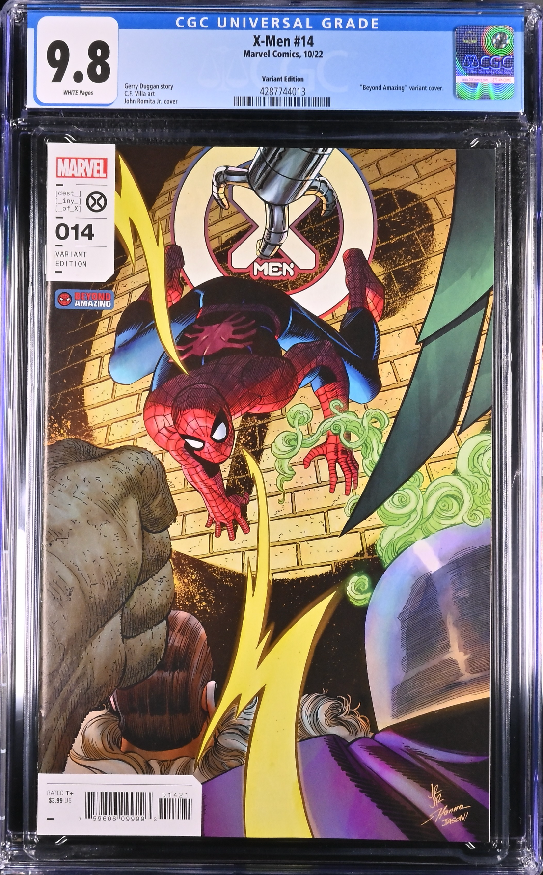 X-Men #14 Romita Jr. Spider-Man Variant CGC 9.8