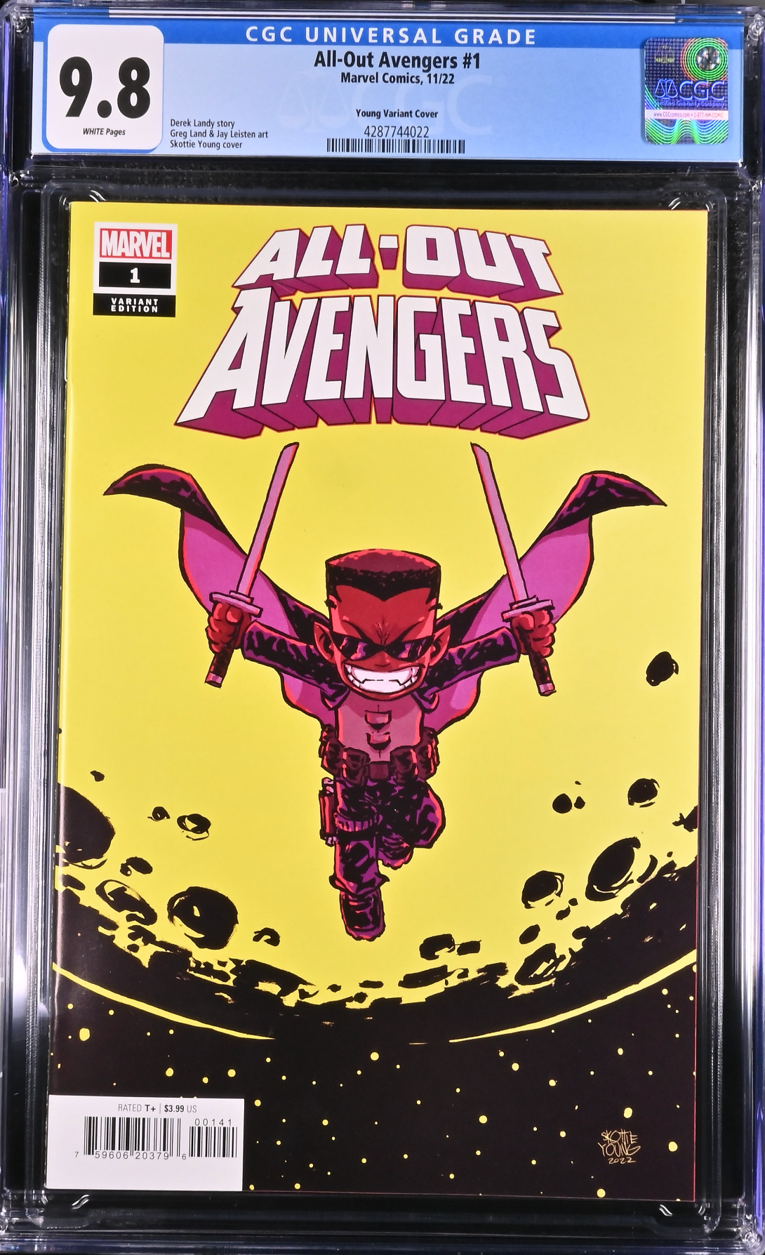 All-Out Avengers #1 Young Variant CGC 9.8