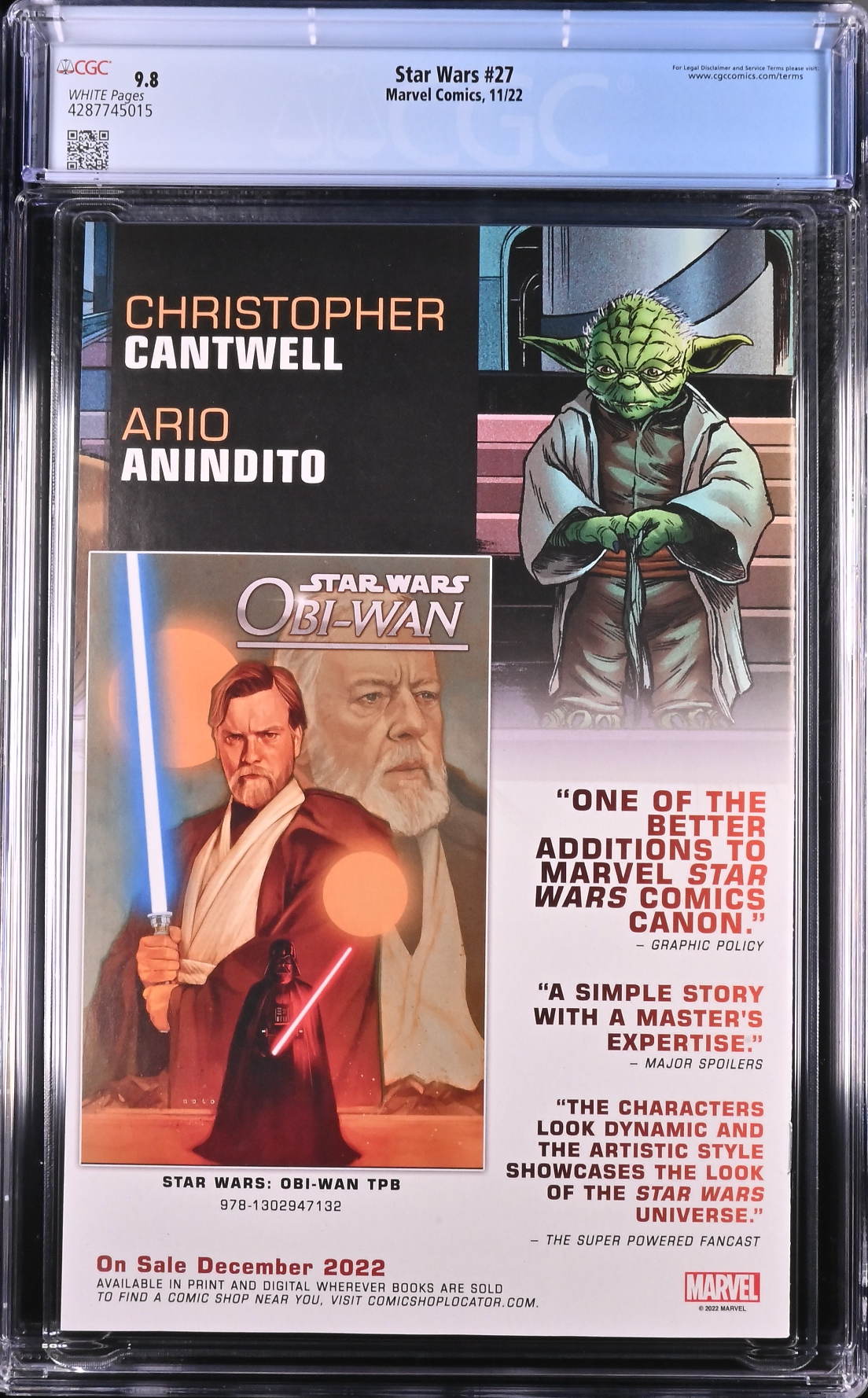 Star Wars #27 CGC 9.8