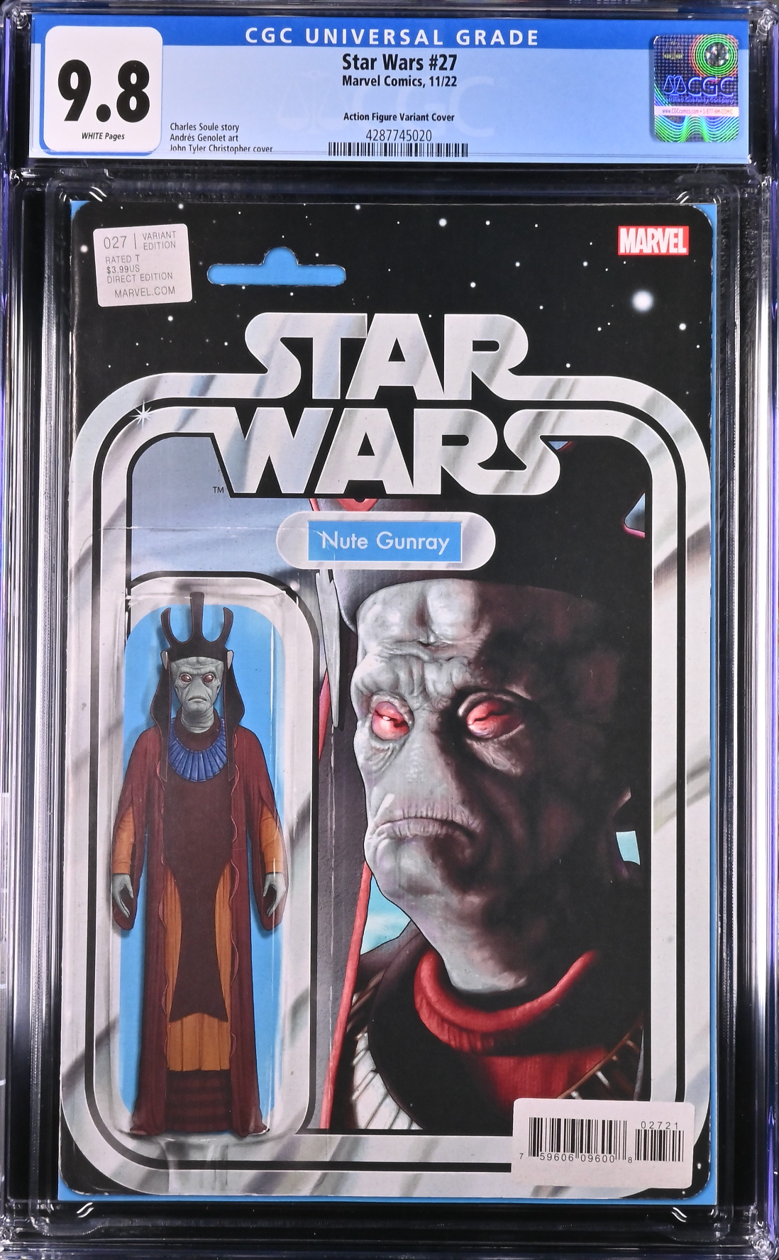 Star Wars #27 Action Figure Variant CGC 9.8