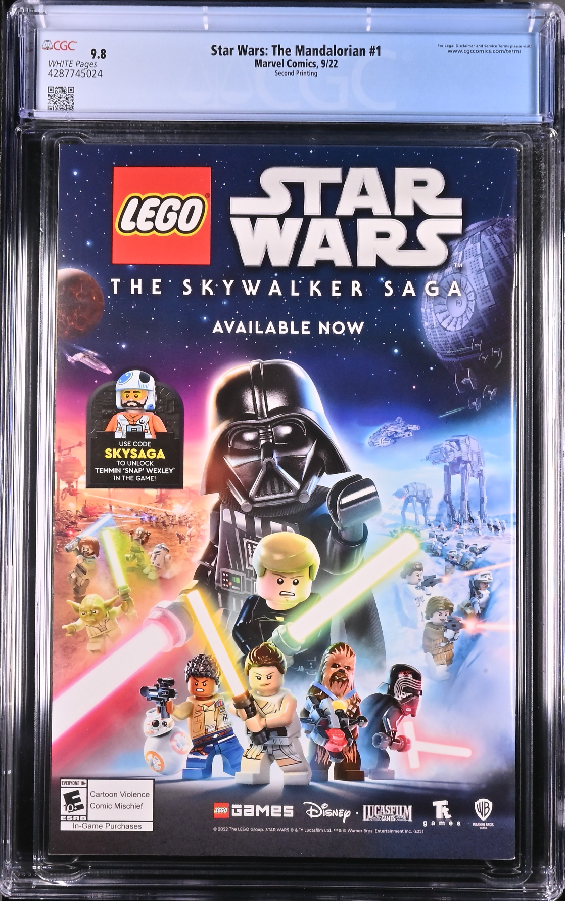 Star Wars: The Mandalorian #1 Second Printing CGC 9.8