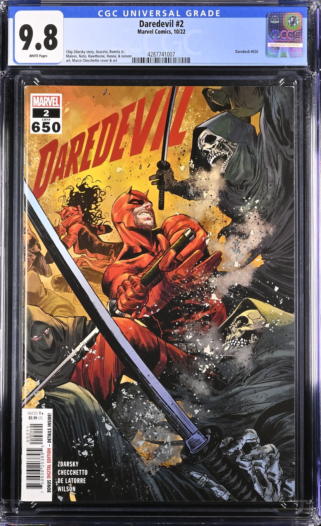 Daredevil #2 CGC 9.8
