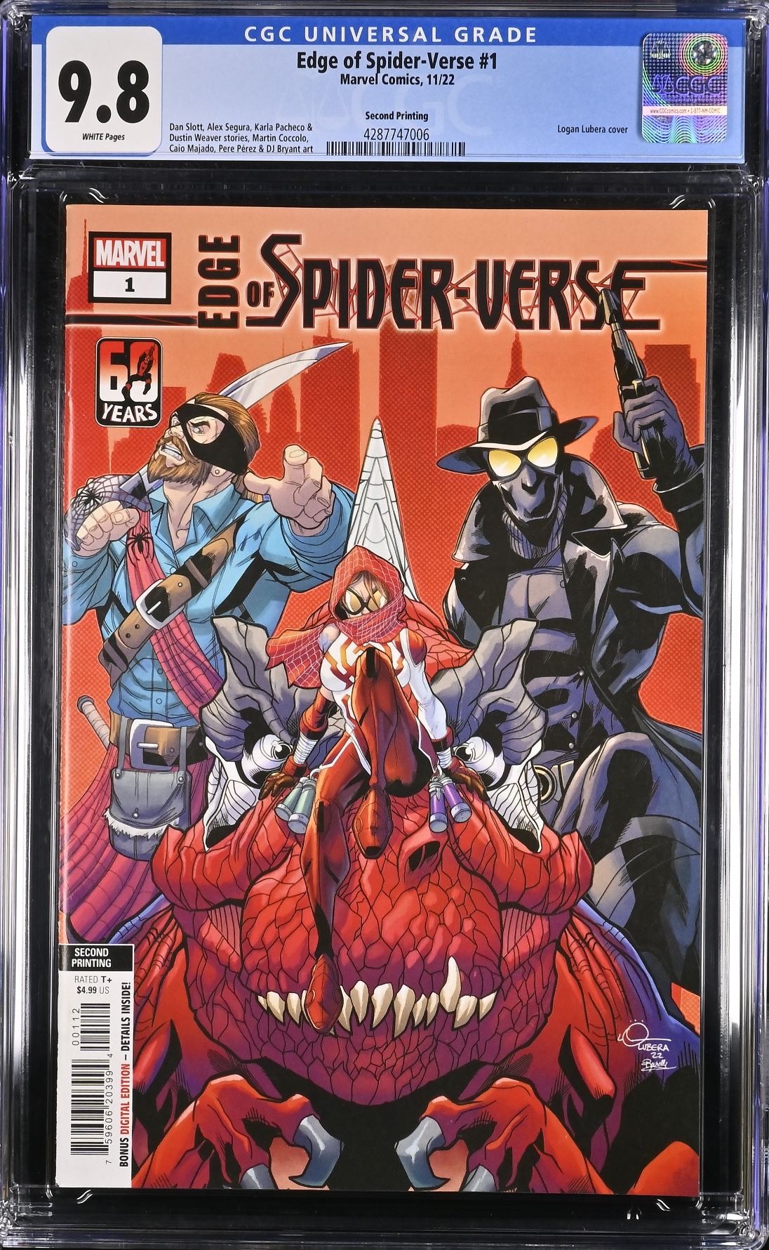 Edge of Spider-Verse #1 Second Printing CGC 9.8