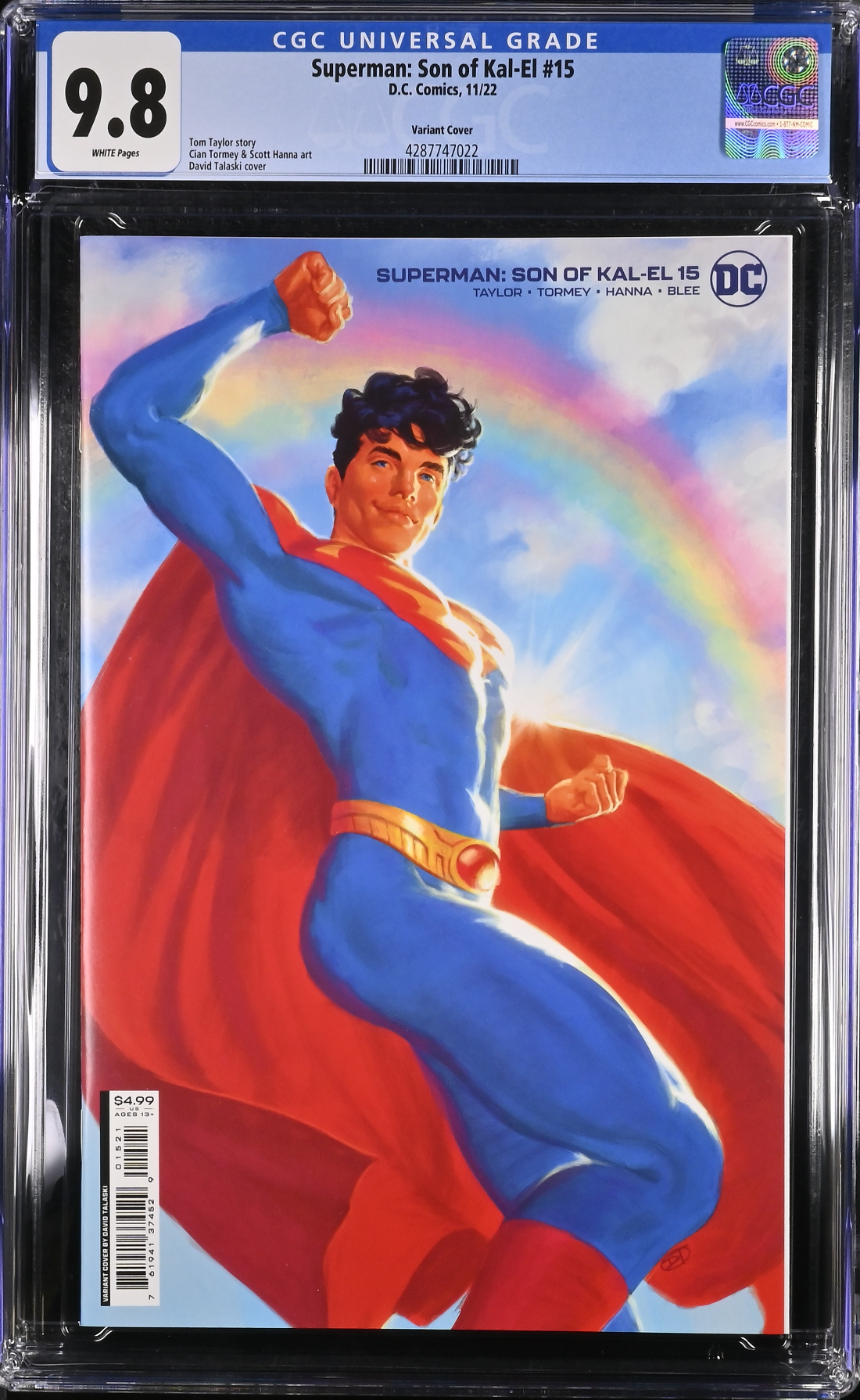Superman: Son of Kal-El #15 Variant CGC 9.8