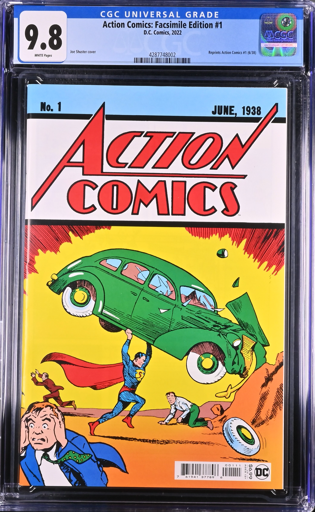 Action Comics #1 Facsimile Edition CGC 9.8