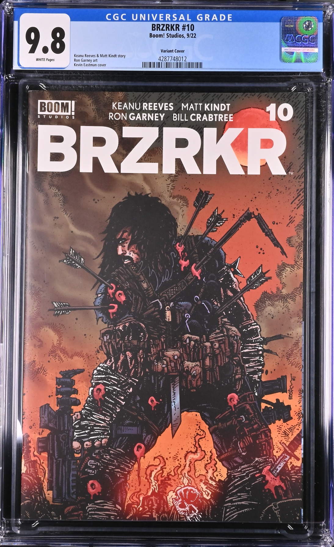BRZRKR #10 Cover B Eastman CGC 9.8 (Berzerker)