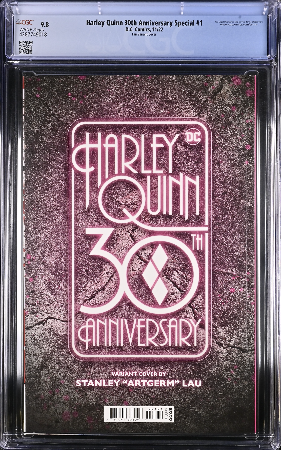 Harley Quinn 30th Anniversary Special #1 Artgerm Variant CGC 9.8